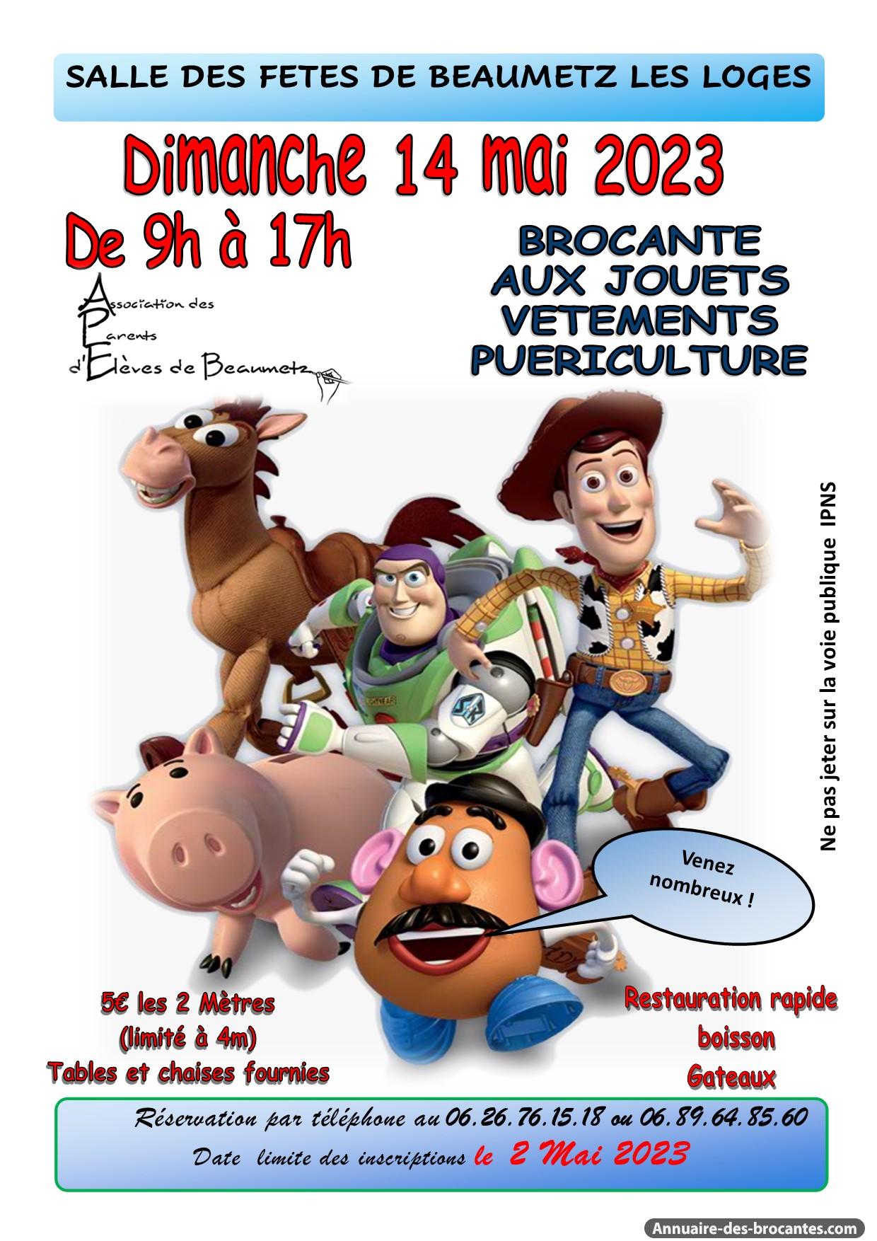 Affiche de Bourse aux jouets à Beaumetz-lès-Loges