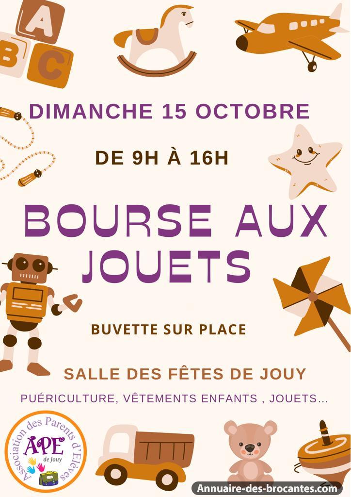 Affiche de Bourse aux jouets à Jouy