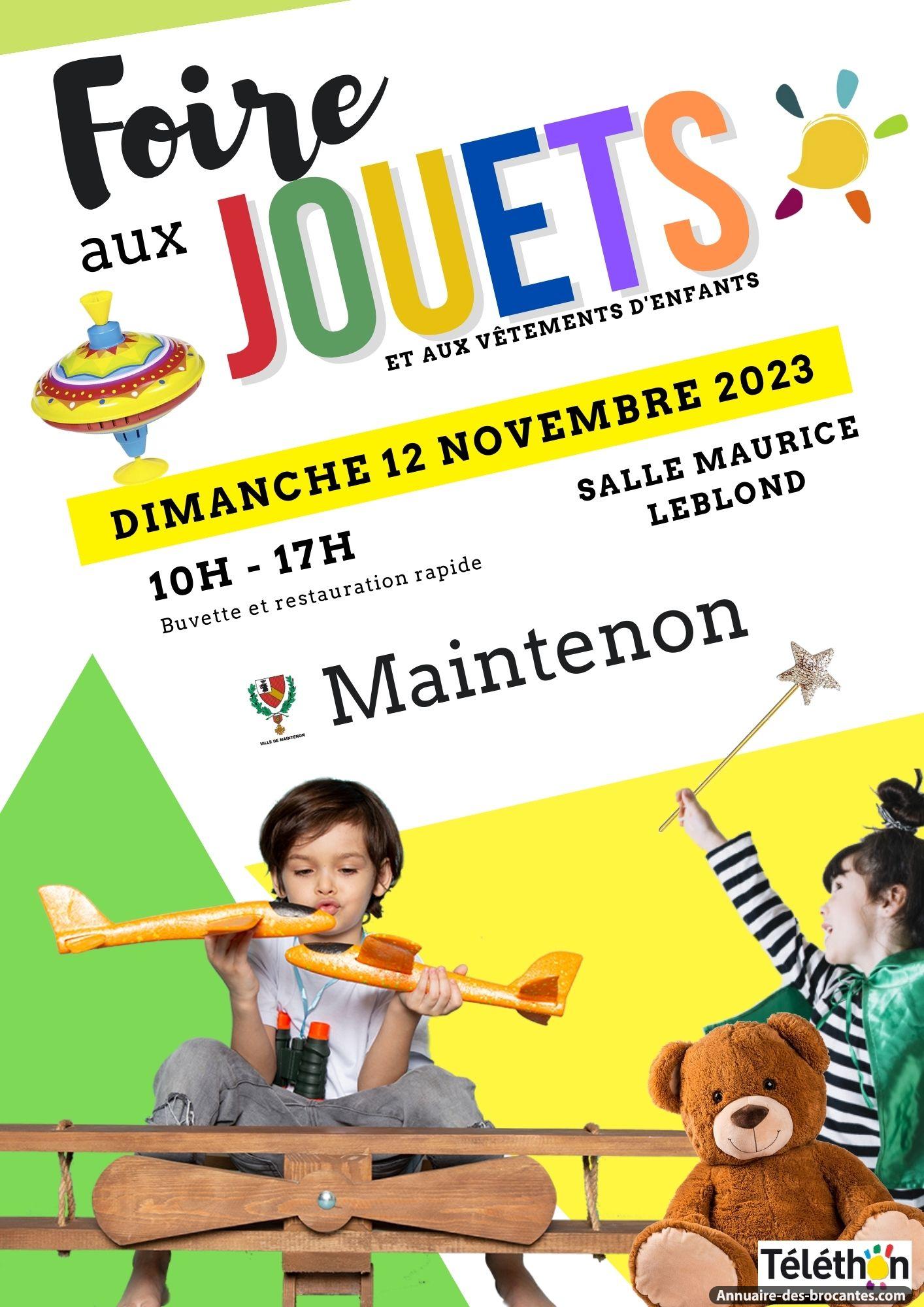 Affiche de Bourse aux jouets à Maintenon