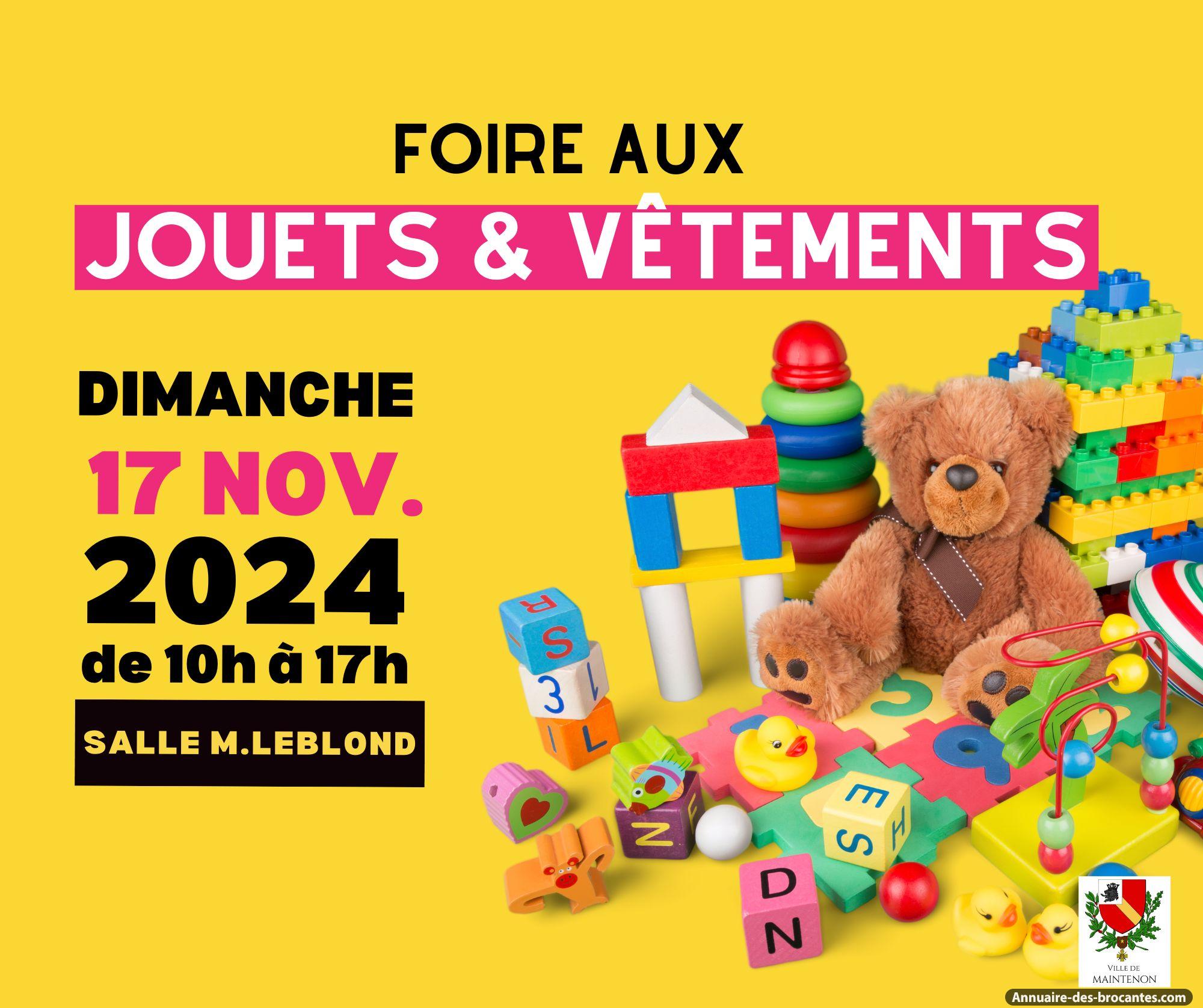Affiche de Bourse aux jouets à Maintenon