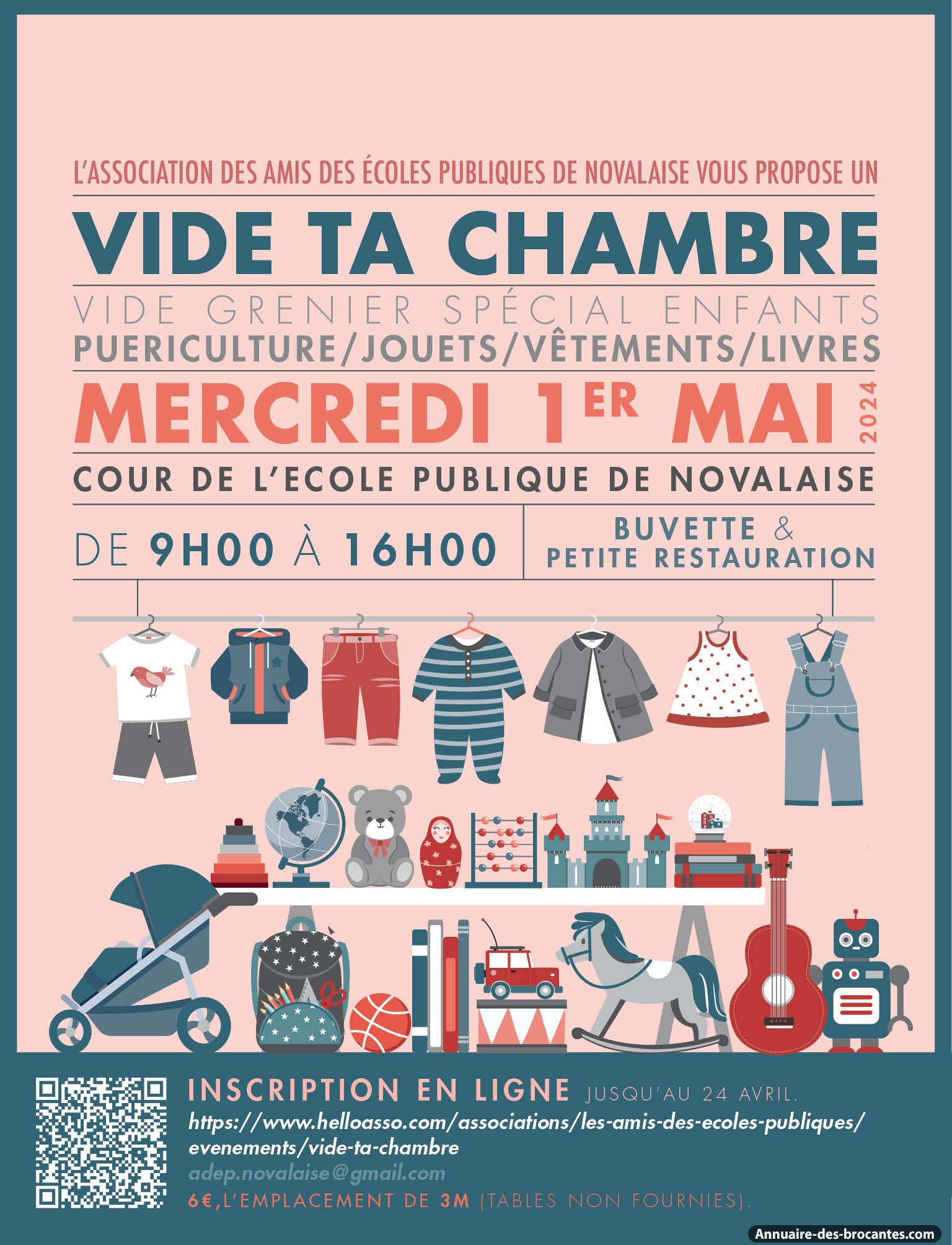 Affiche de Bourse aux jouets à Novalaise