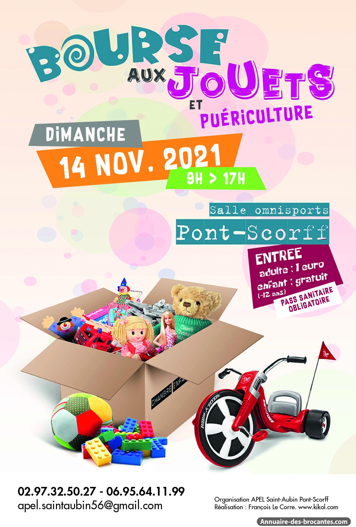 Affiche de Bourse aux jouets à Pont-Scorff