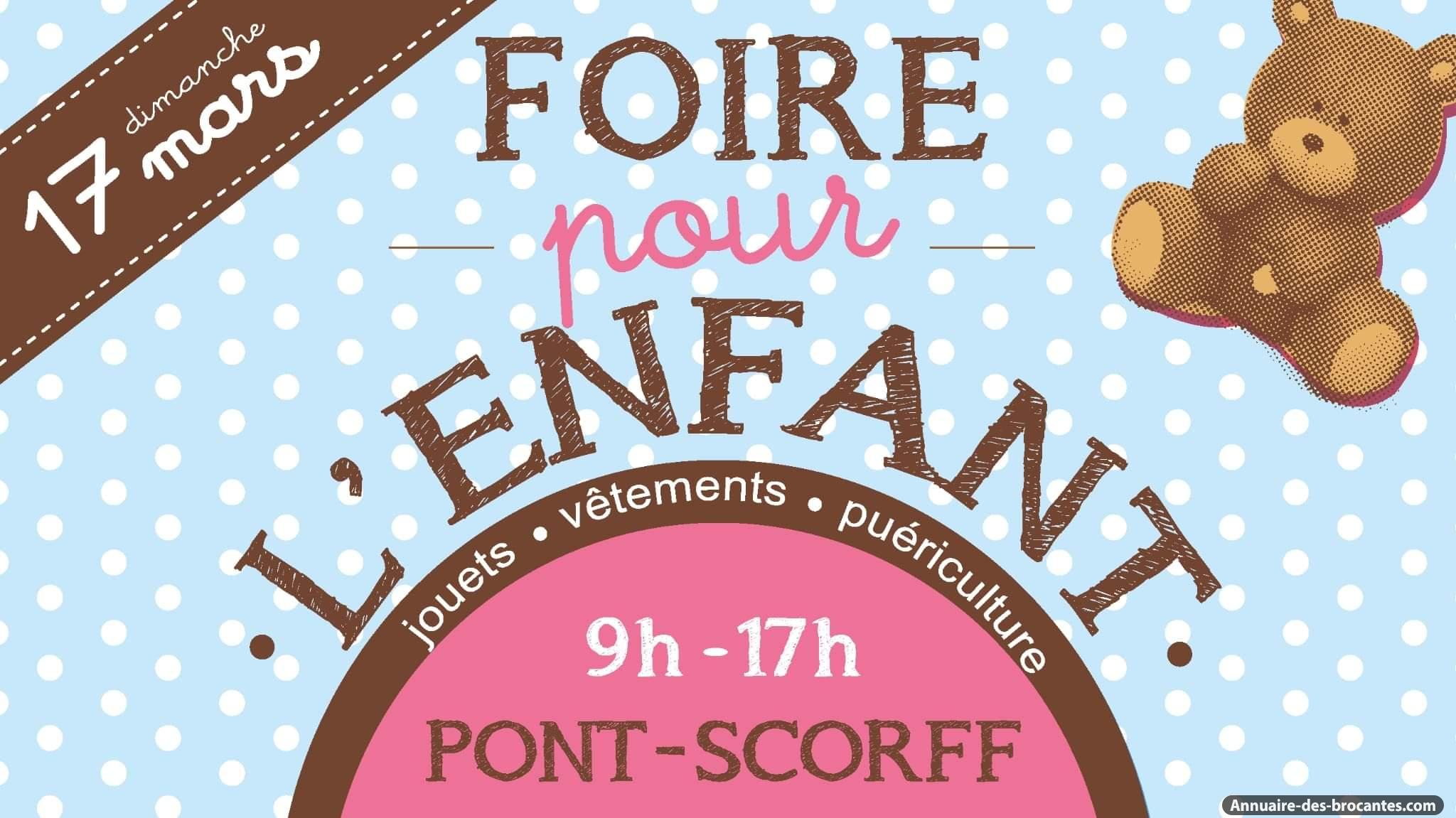 Affiche de Bourse aux jouets à Pont-Scorff