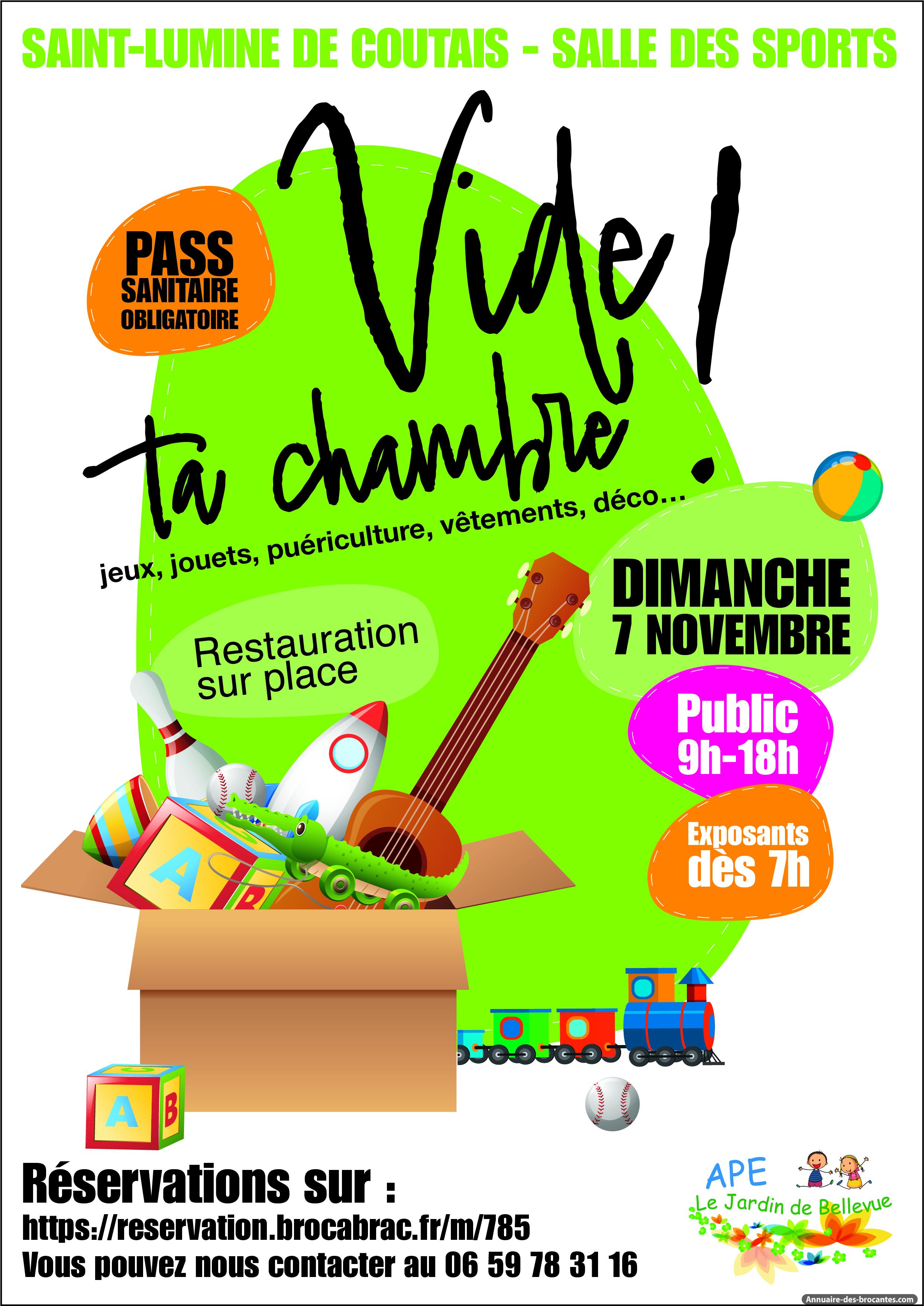Affiche de Bourse aux jouets à Saint-Lumine-de-Coutais