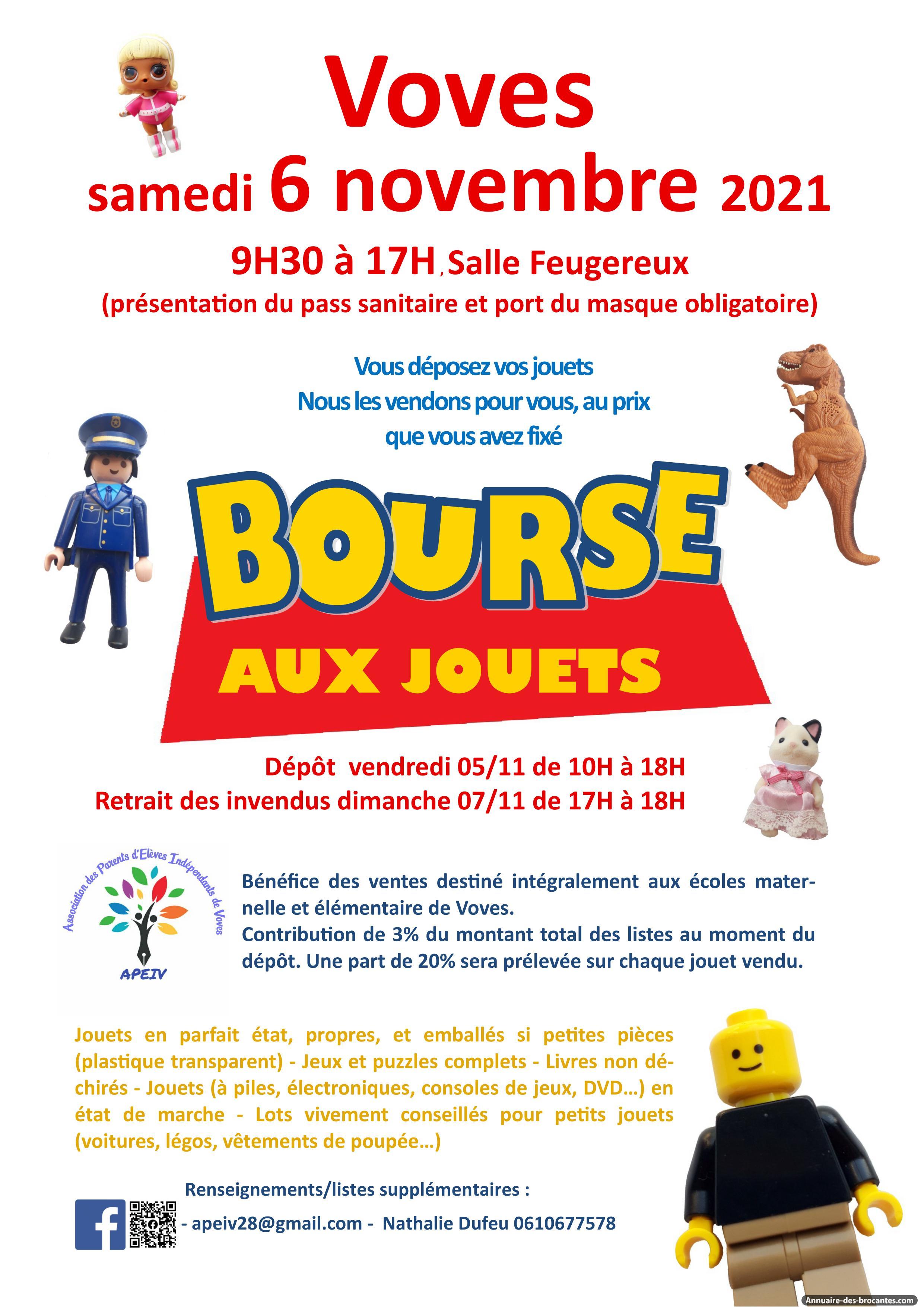 Affiche de Bourse aux jouets à Voves