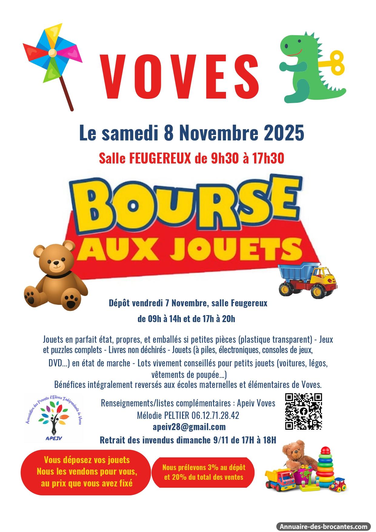 Affiche de Bourse aux jouets à Voves