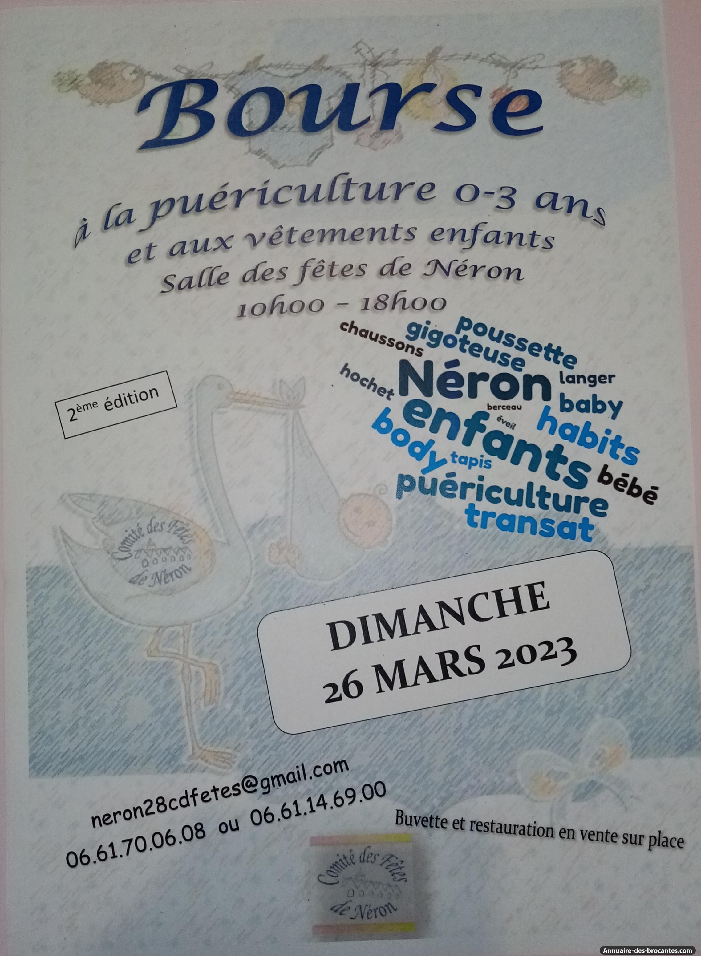 Affiche de Bourse aux vêtements à Néron