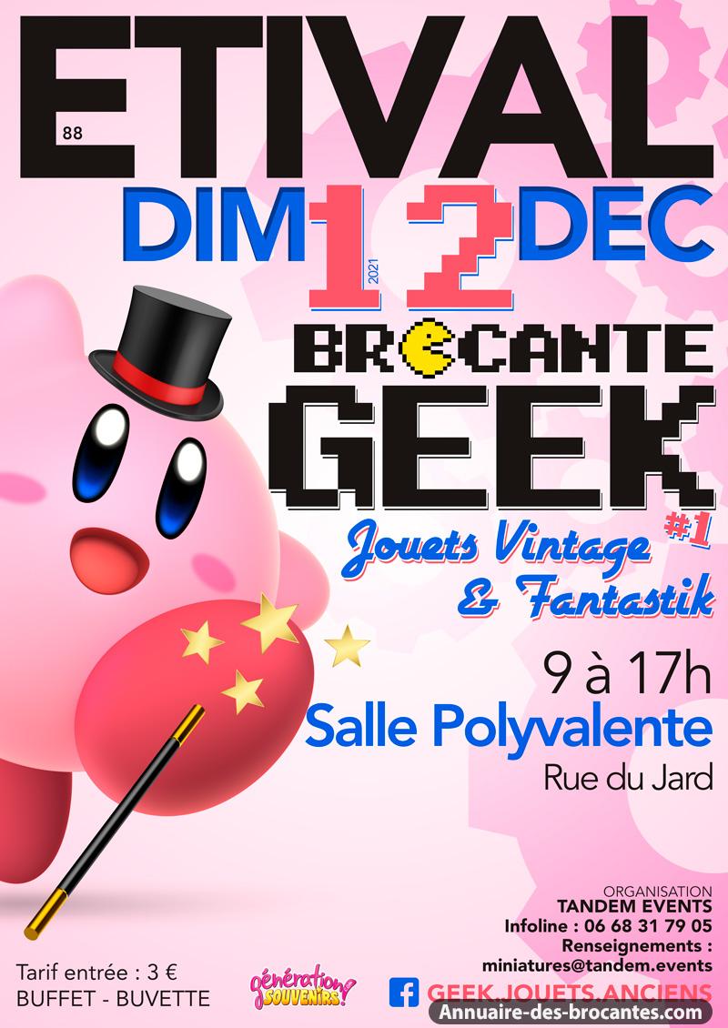 Affiche de Brocante à Étival-Clairefontaine