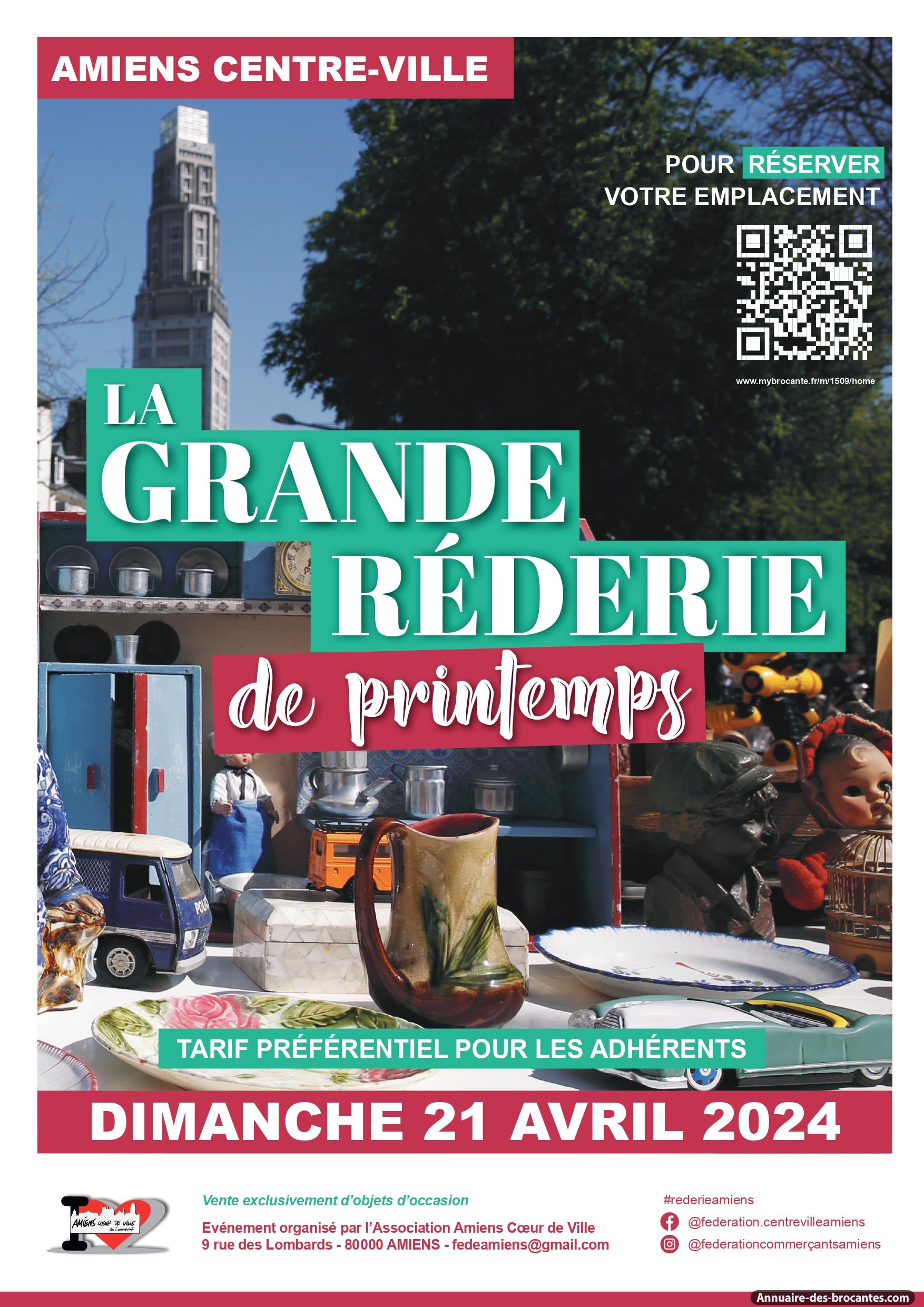 Affiche de Brocante à Amiens