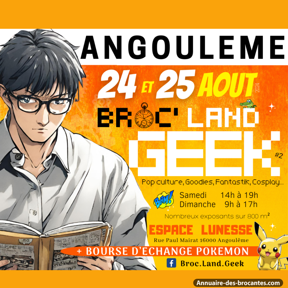 Affiche de Brocante à Angoulême
