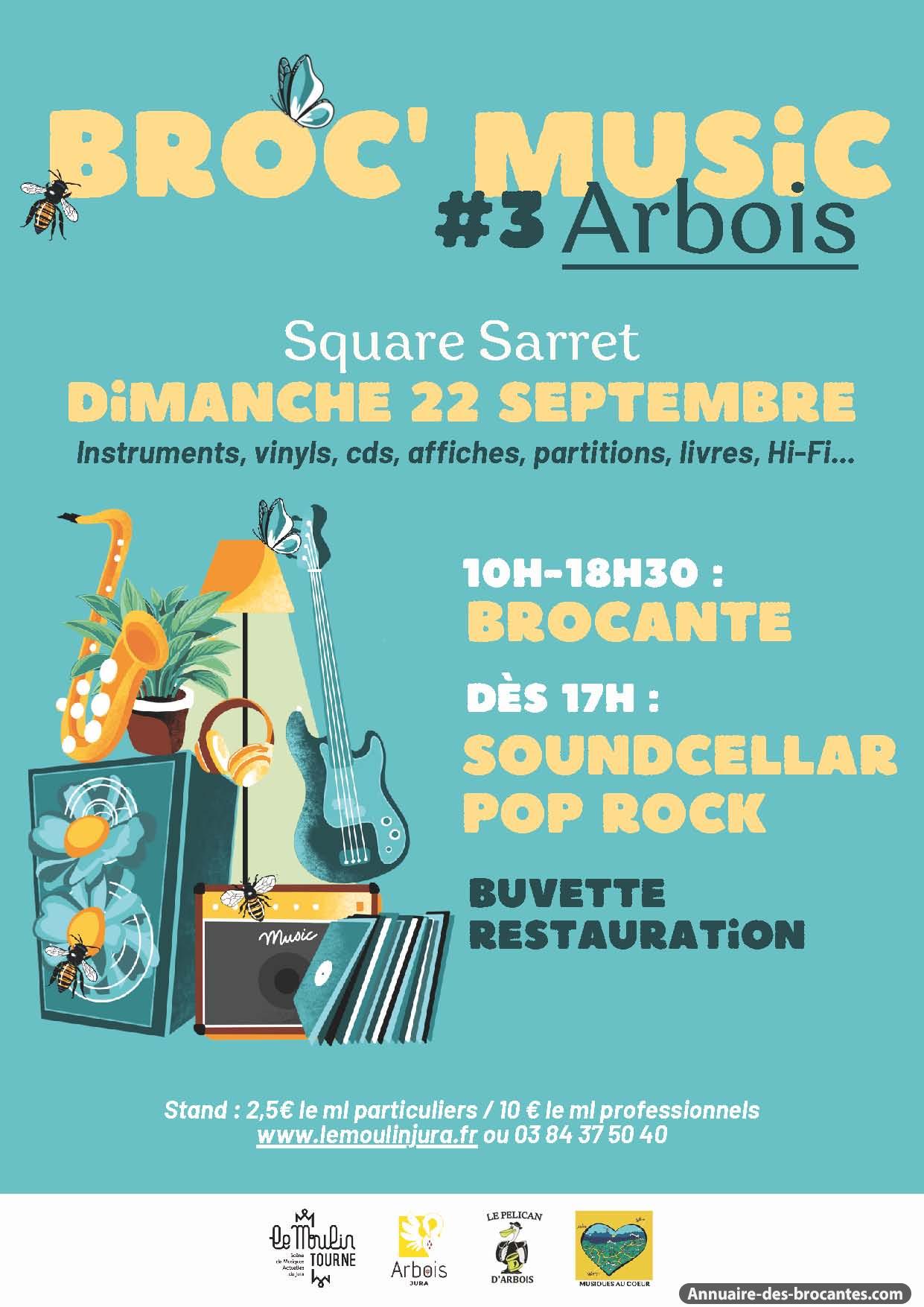 Affiche de Brocante à Arbois