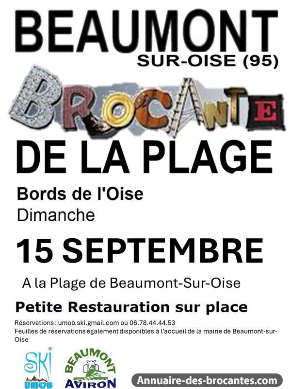 Affiche de Brocante à Beaumont-sur-Oise