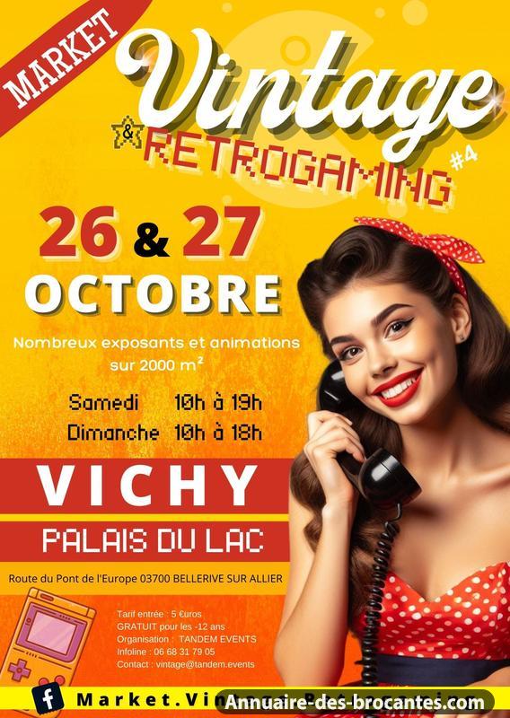 Affiche de Brocante à Bellerive-sur-Allier