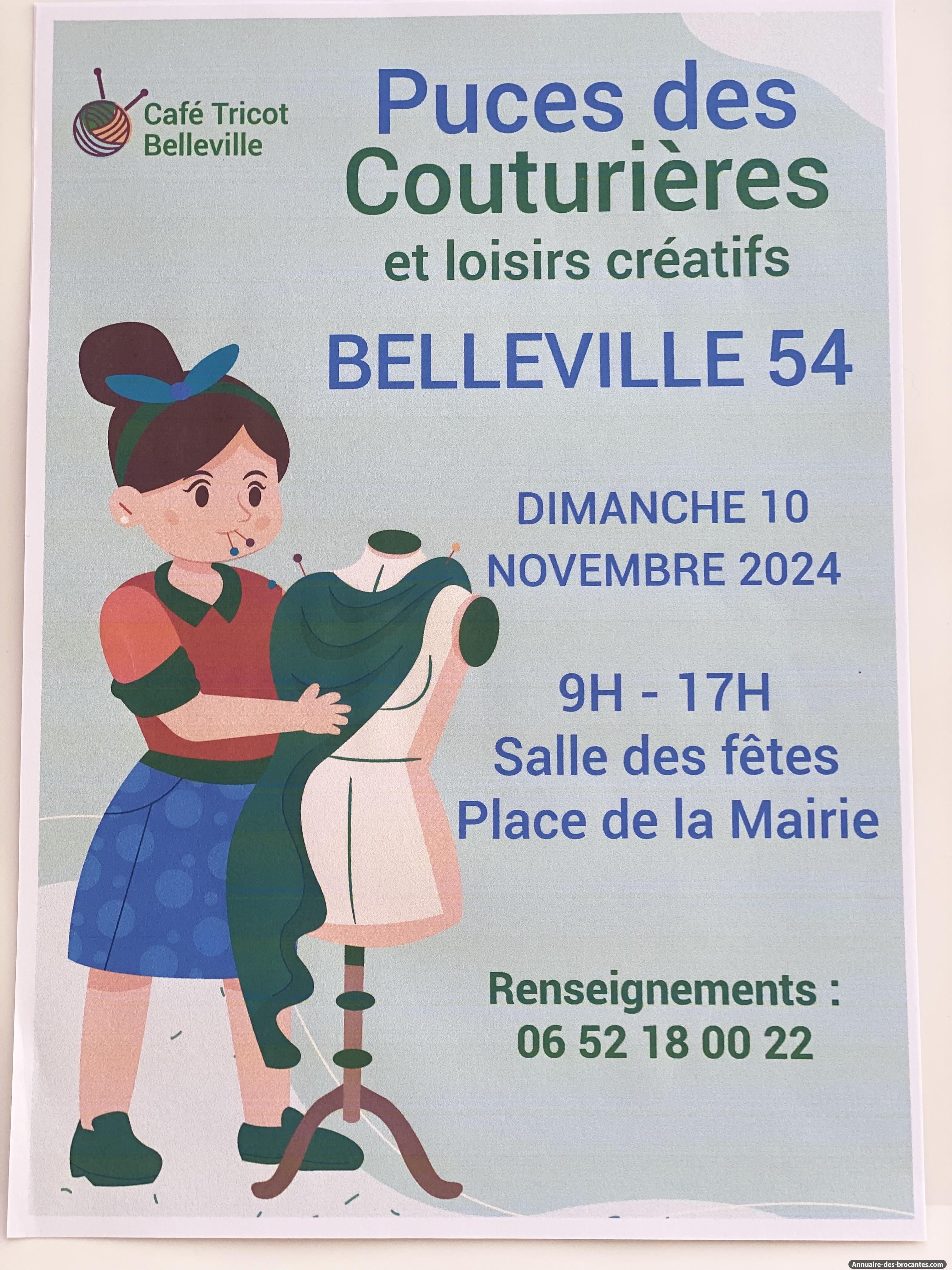 Affiche de Brocante à Belleville