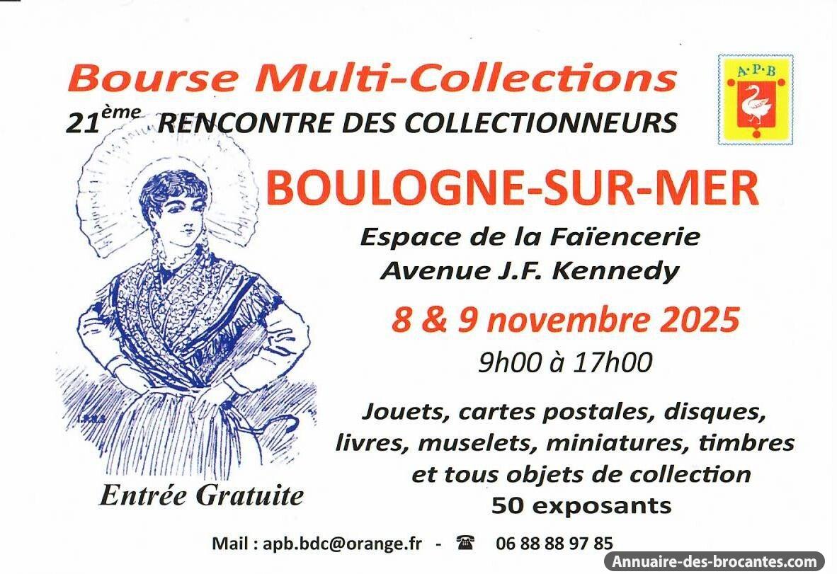 Affiche de Brocante à Boulogne-sur-Mer