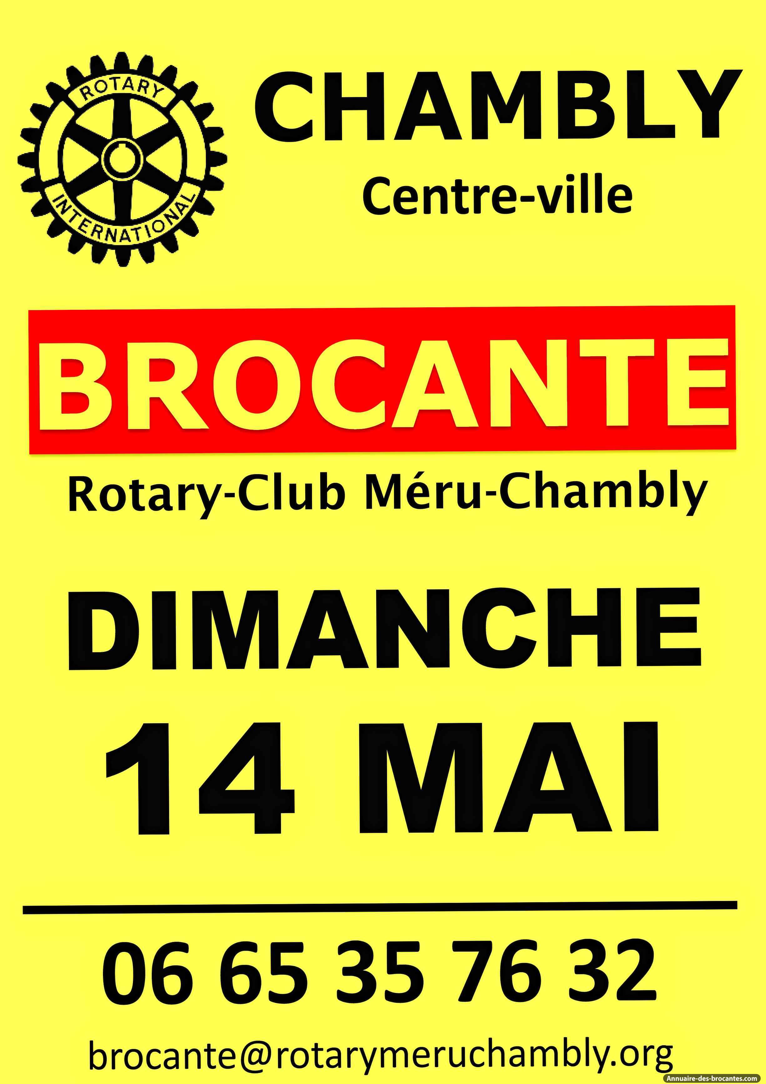 Affiche de Brocante à Chambly