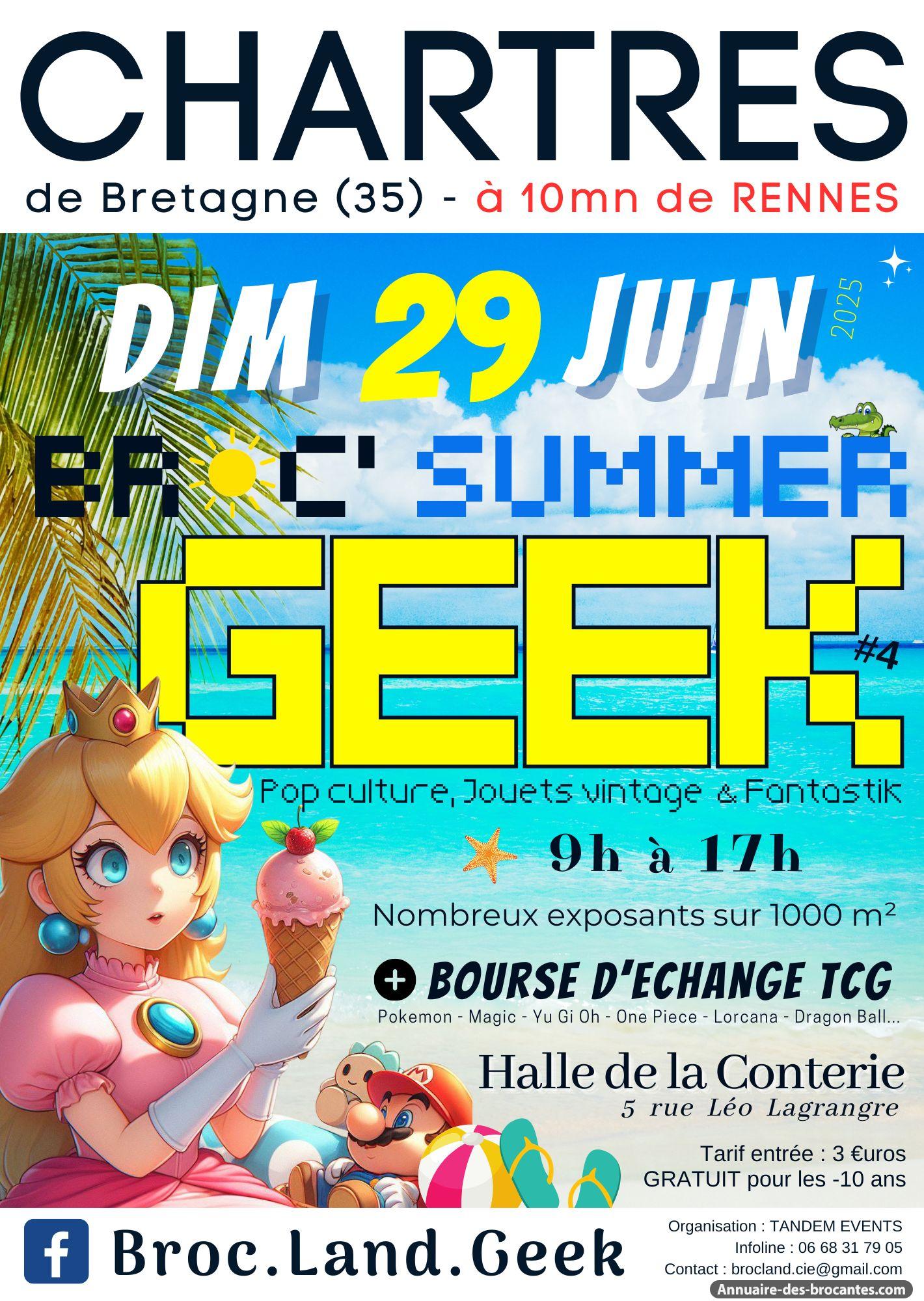 Affiche de Brocante à Chartres-de-Bretagne