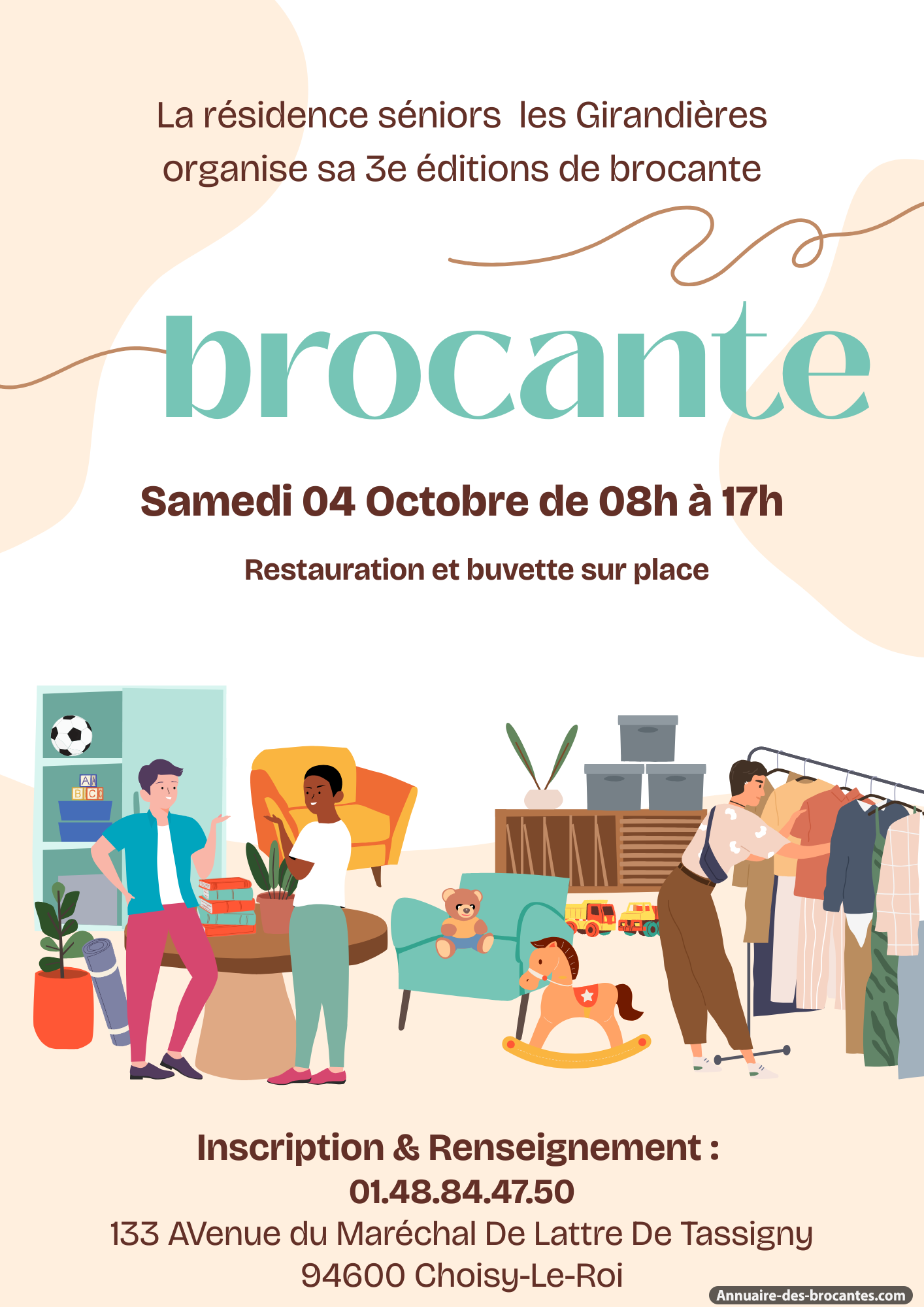Affiche de Brocante à Choisy-le-Roi