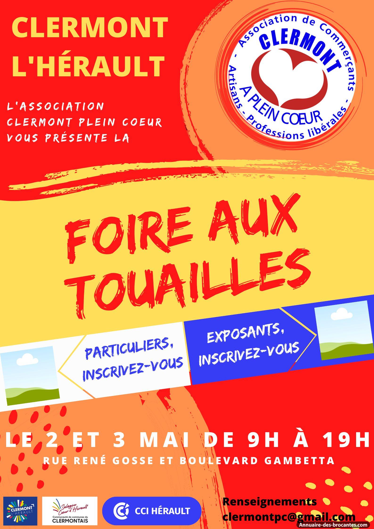 Affiche de Brocante à Clermont-l'Hérault