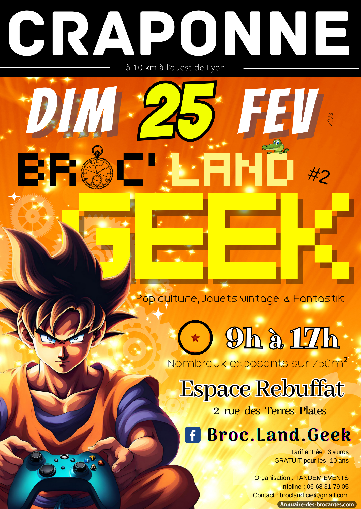 Affiche de Brocante à Craponne