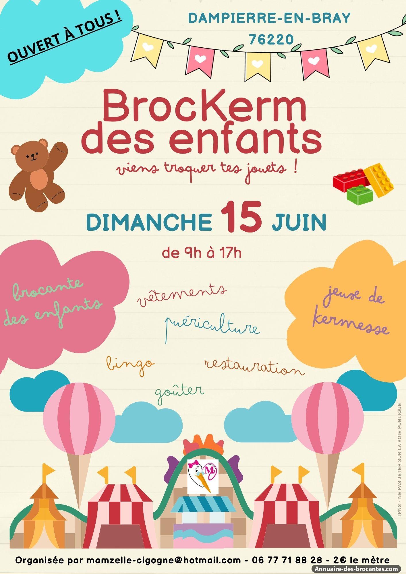 Affiche de Brocante à Dampierre-en-Bray