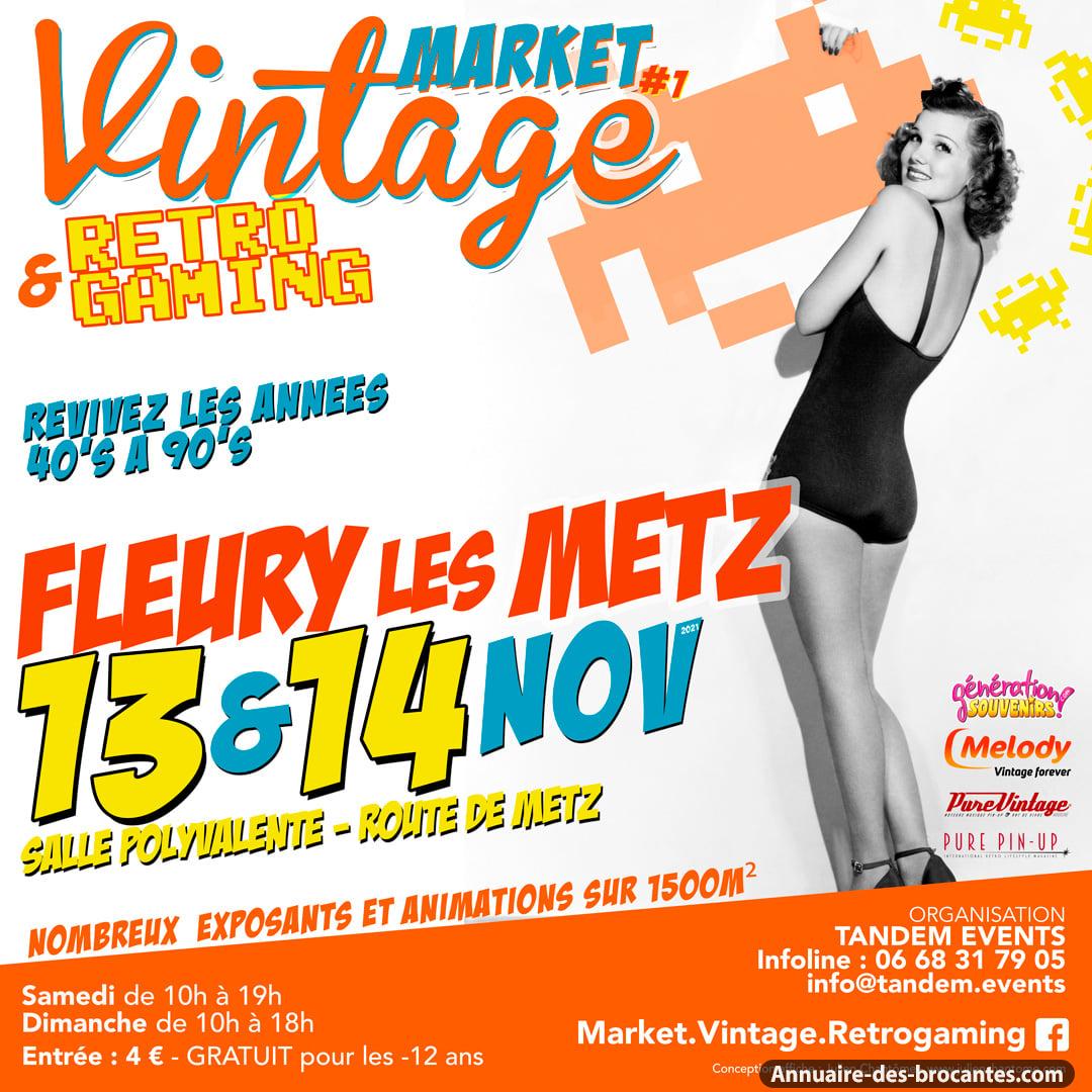 Affiche de Brocante à Fleury