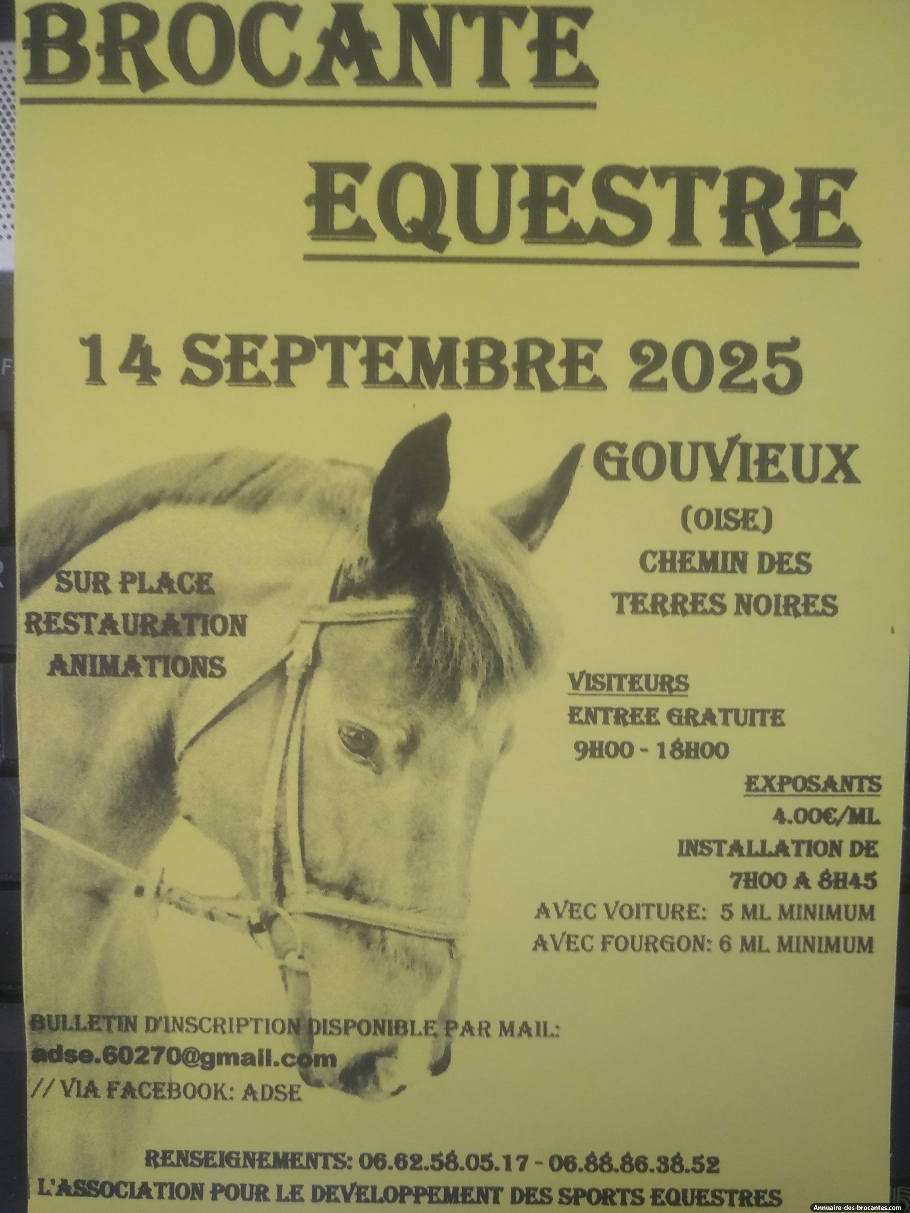 Affiche de Brocante à Gouvieux