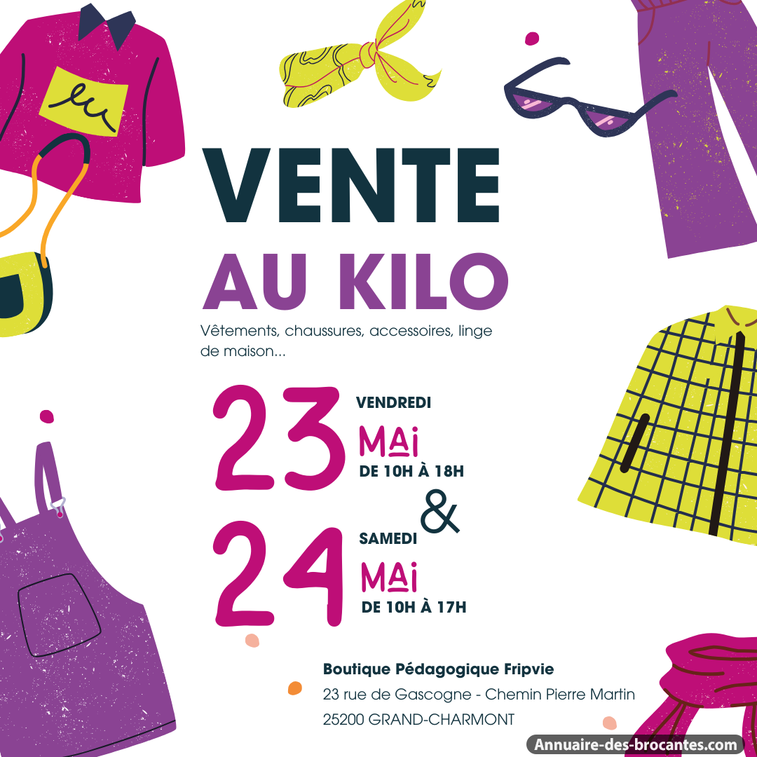 Affiche de Brocante à Grand-Charmont