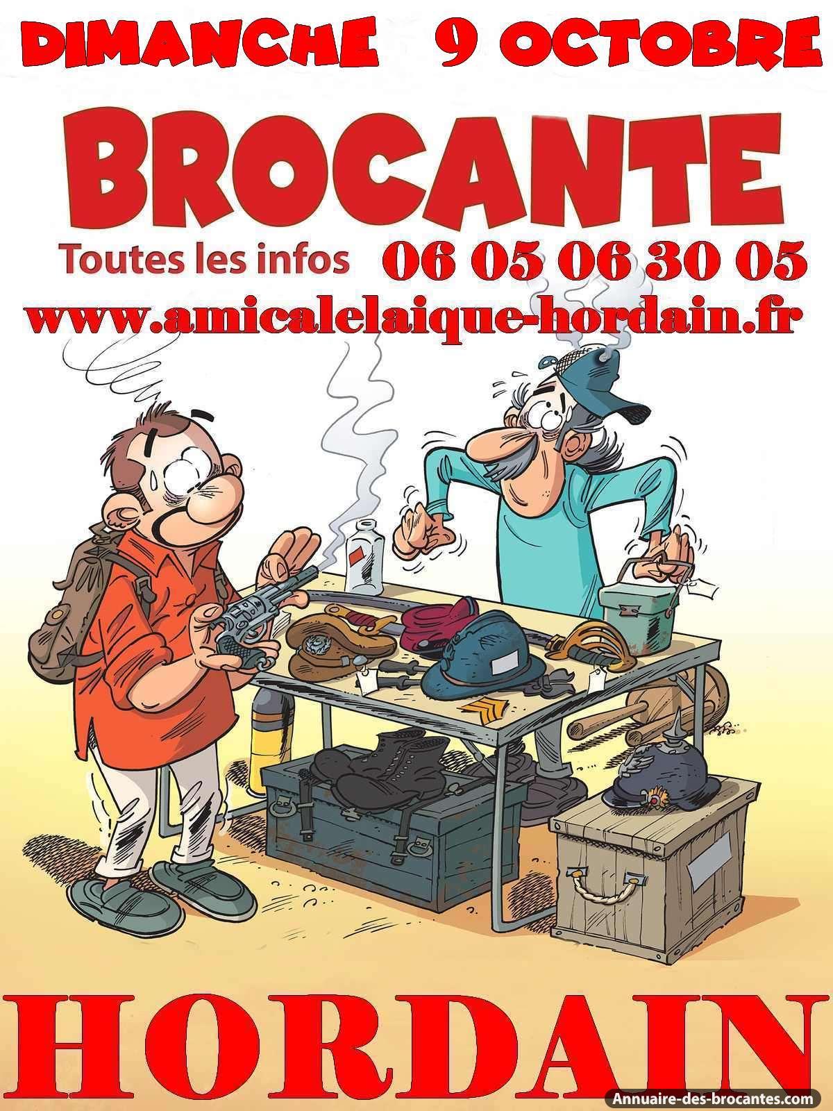 Affiche de Brocante à Hordain