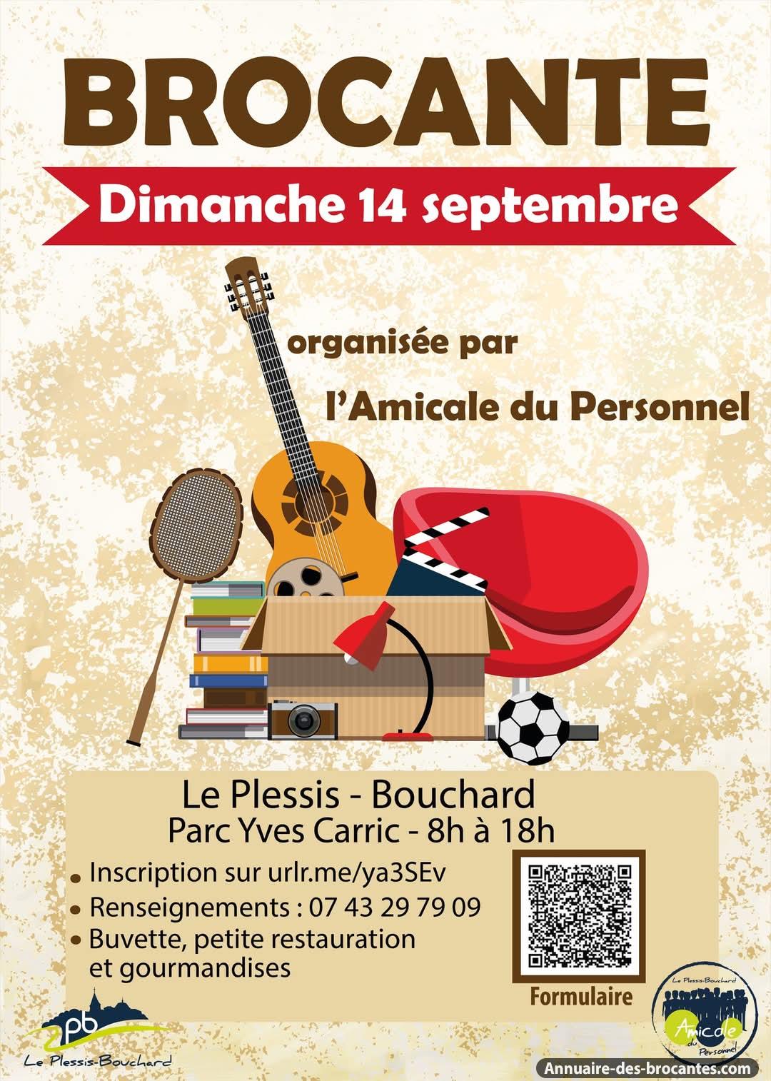 Affiche de Brocante à Le Plessis-Bouchard