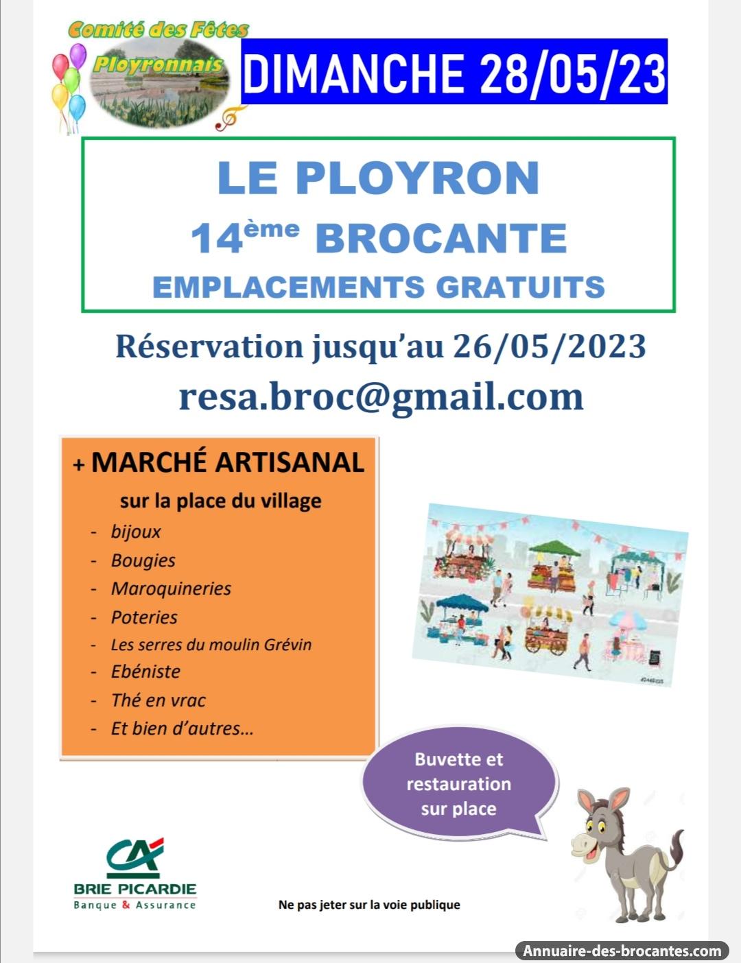 Affiche de Brocante à Le Ployron