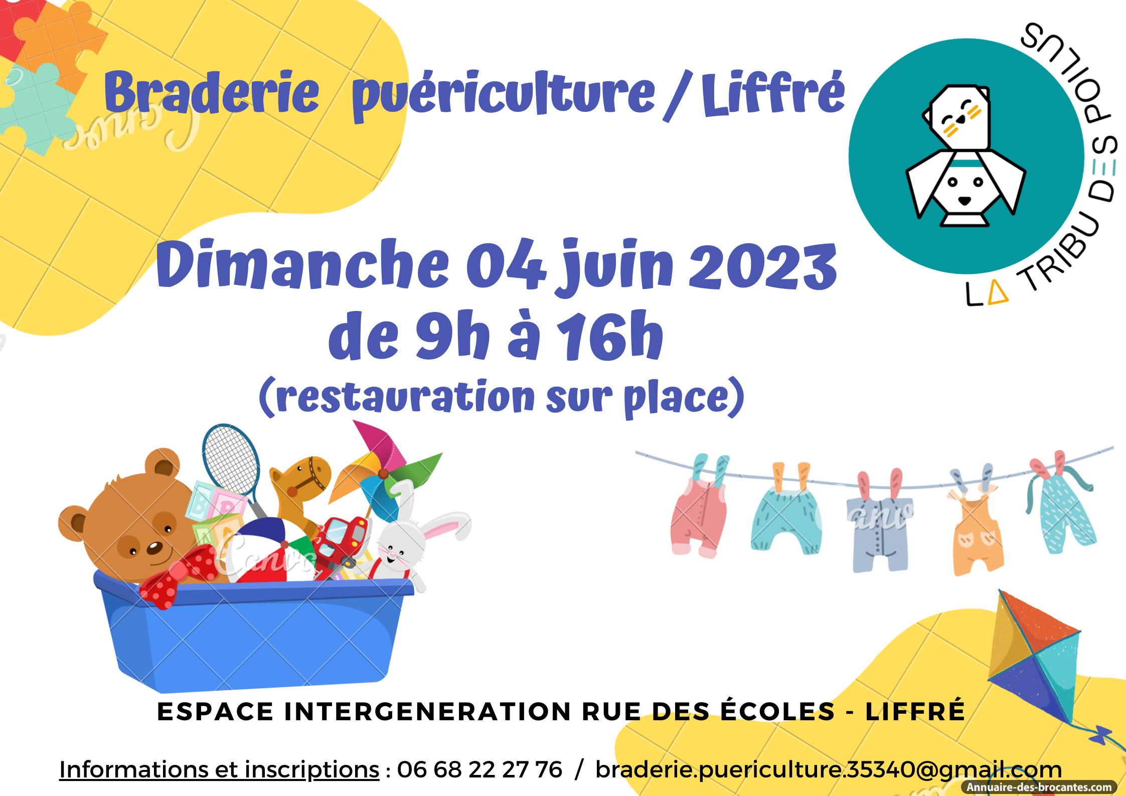 Affiche de Brocante à Liffré