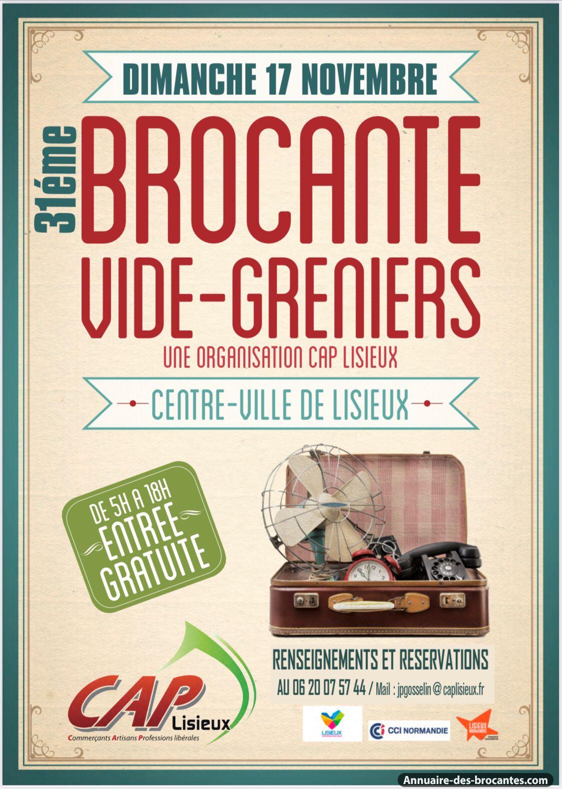 Affiche de Brocante à Lisieux