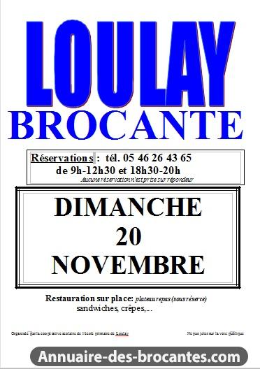 Affiche de Brocante à Loulay
