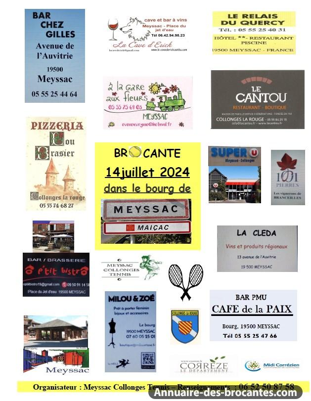 Affiche de Brocante à Meyssac