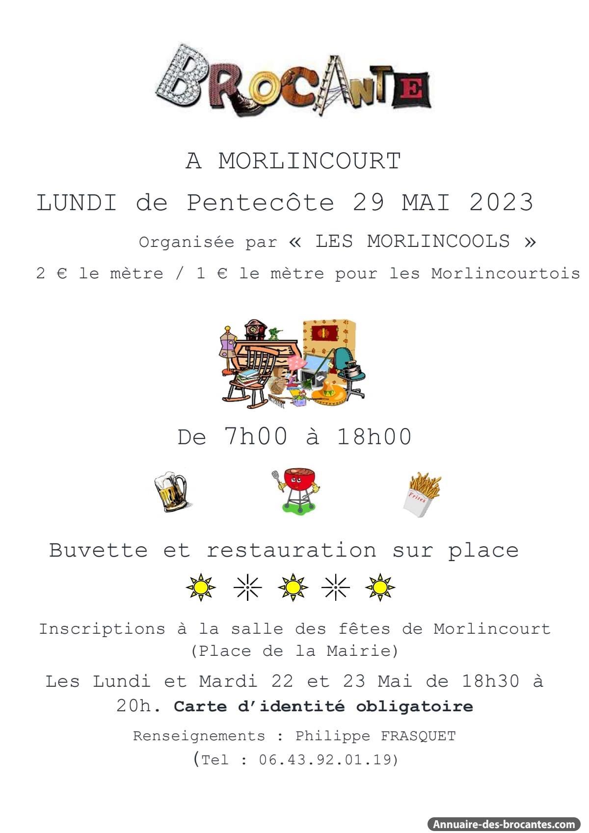 Affiche de Brocante à Morlincourt