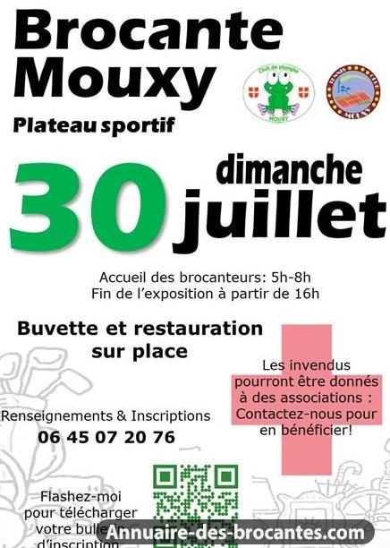 Affiche de Brocante à Mouxy