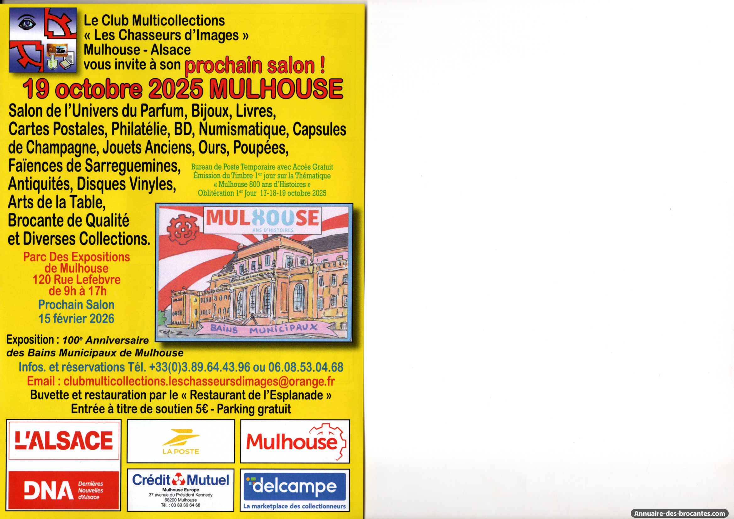 Affiche de Brocante à Mulhouse