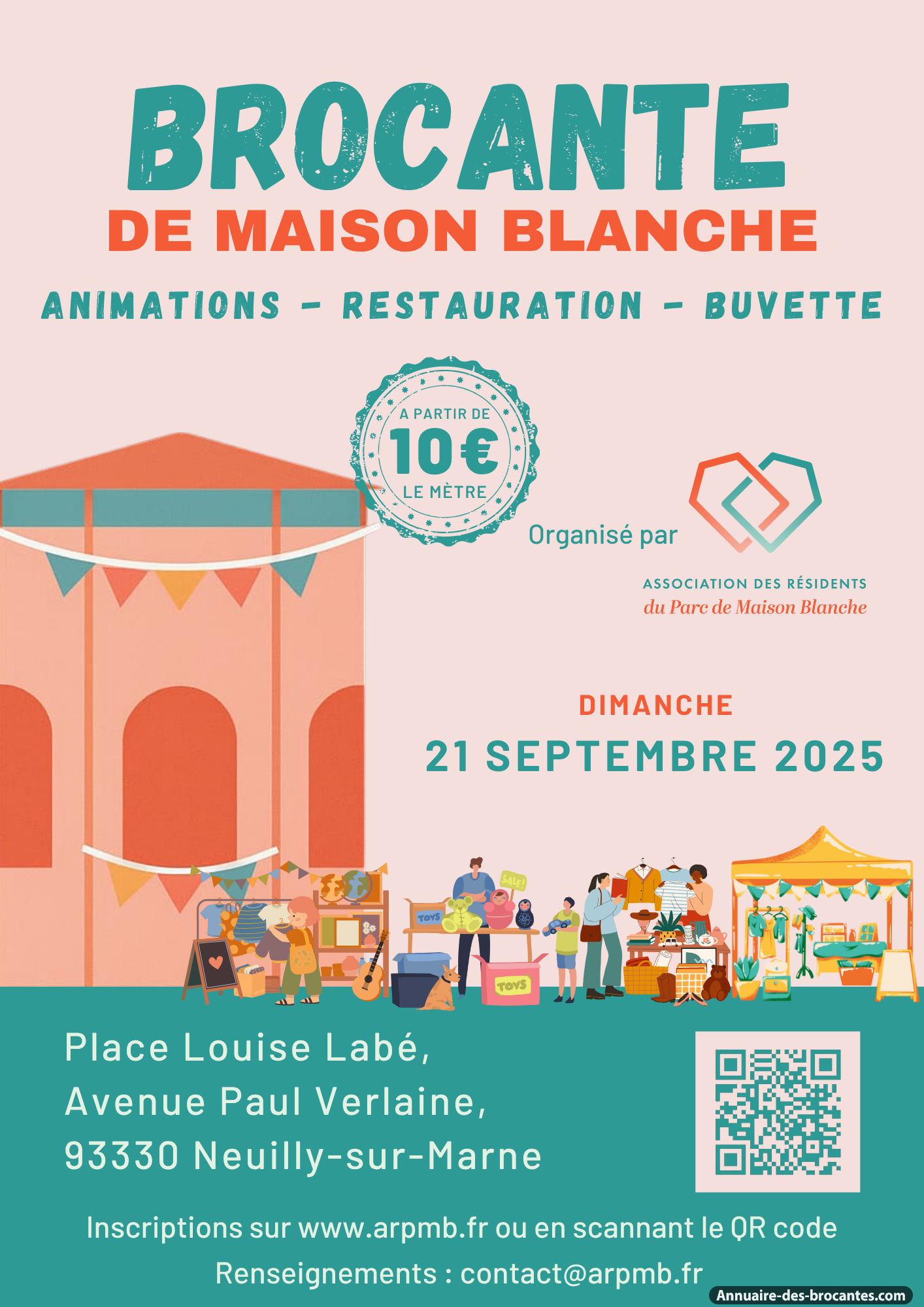Affiche de Brocante à Neuilly-sur-Marne