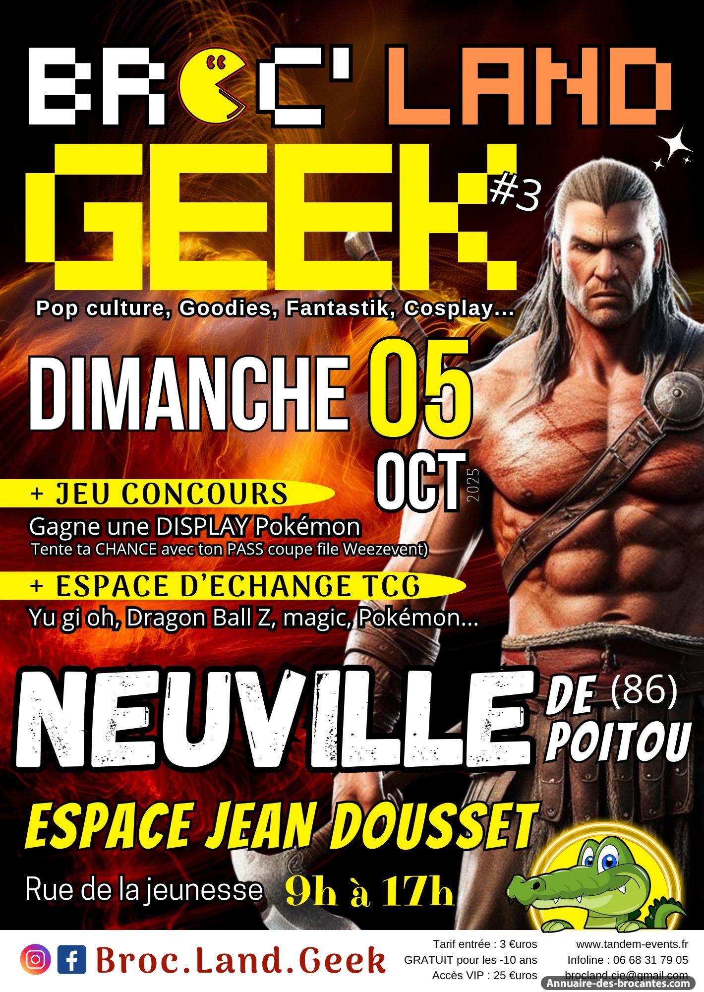 Affiche de Brocante à Neuville-de-Poitou
