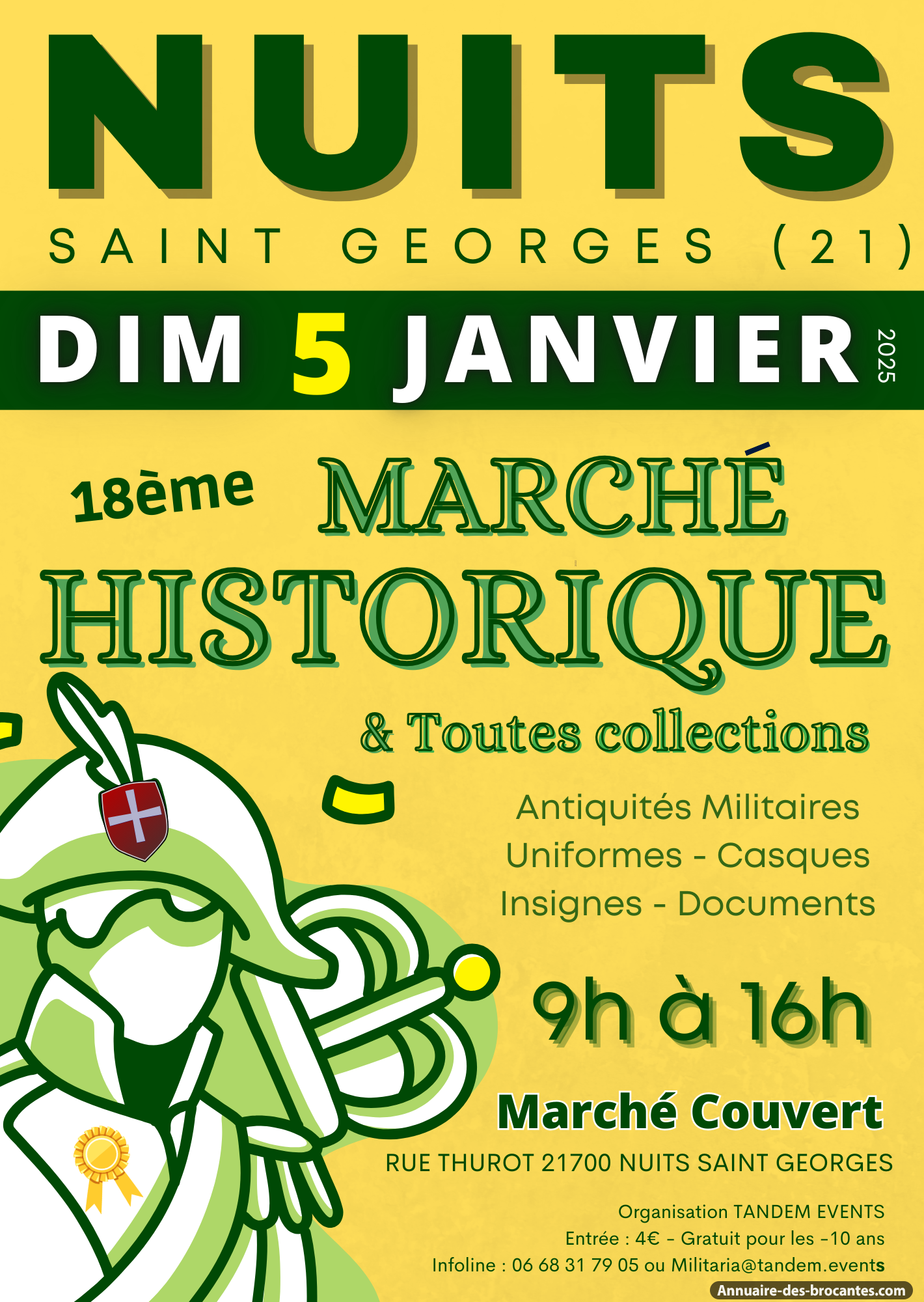 Affiche de Brocante à Nuits-Saint-Georges