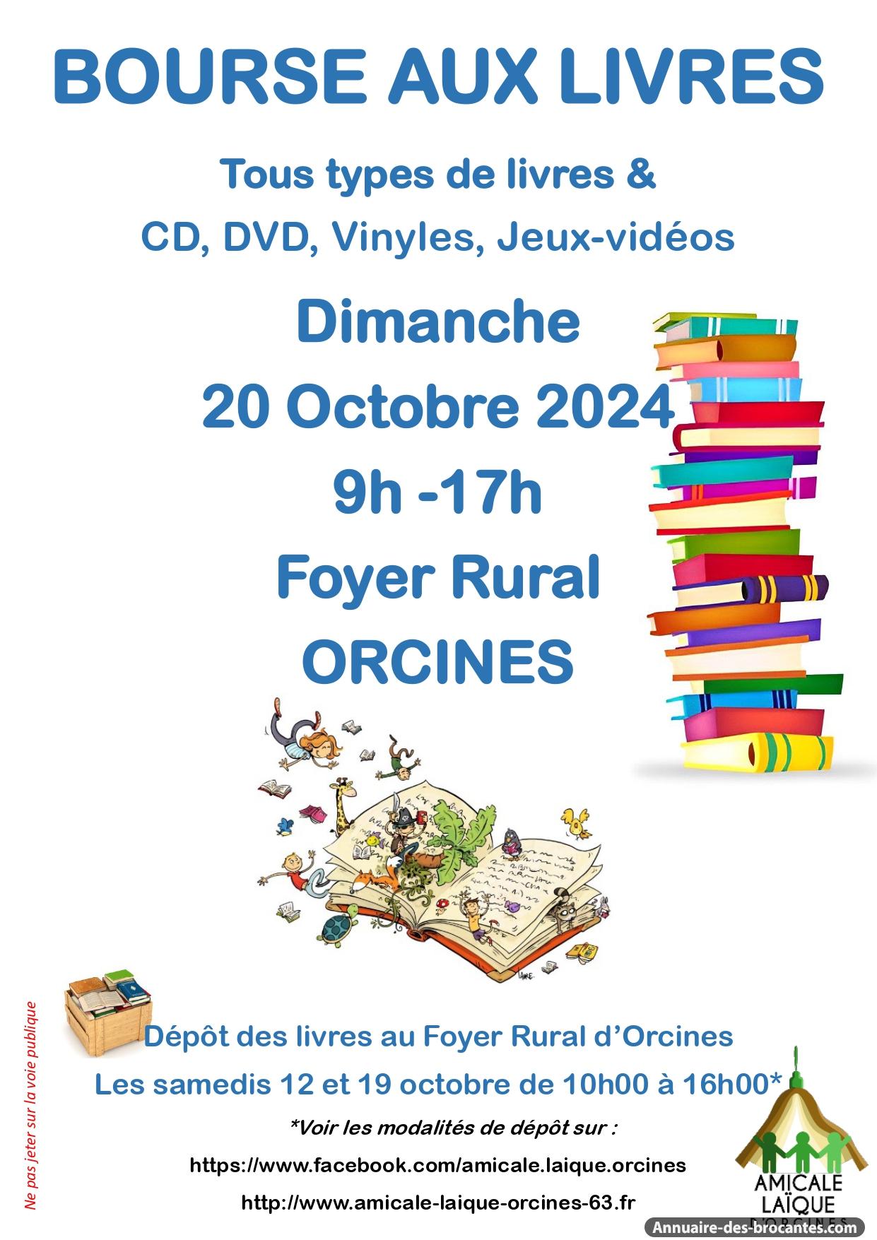 Affiche de Brocante à Orcines