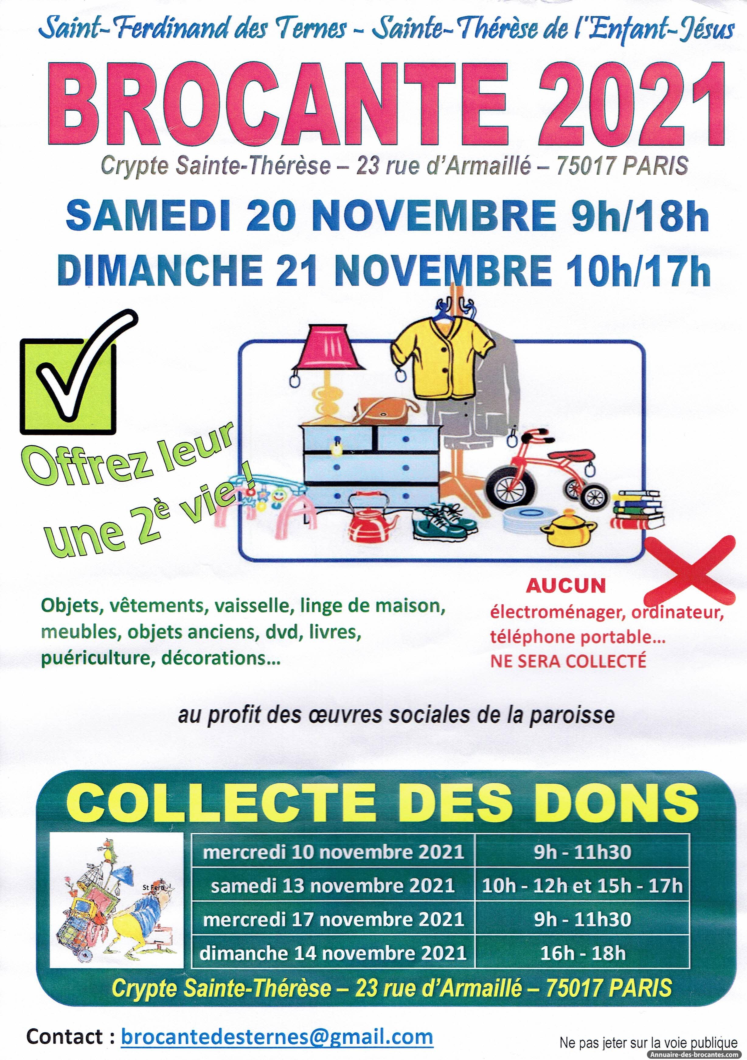 Affiche de Brocante à Paris
