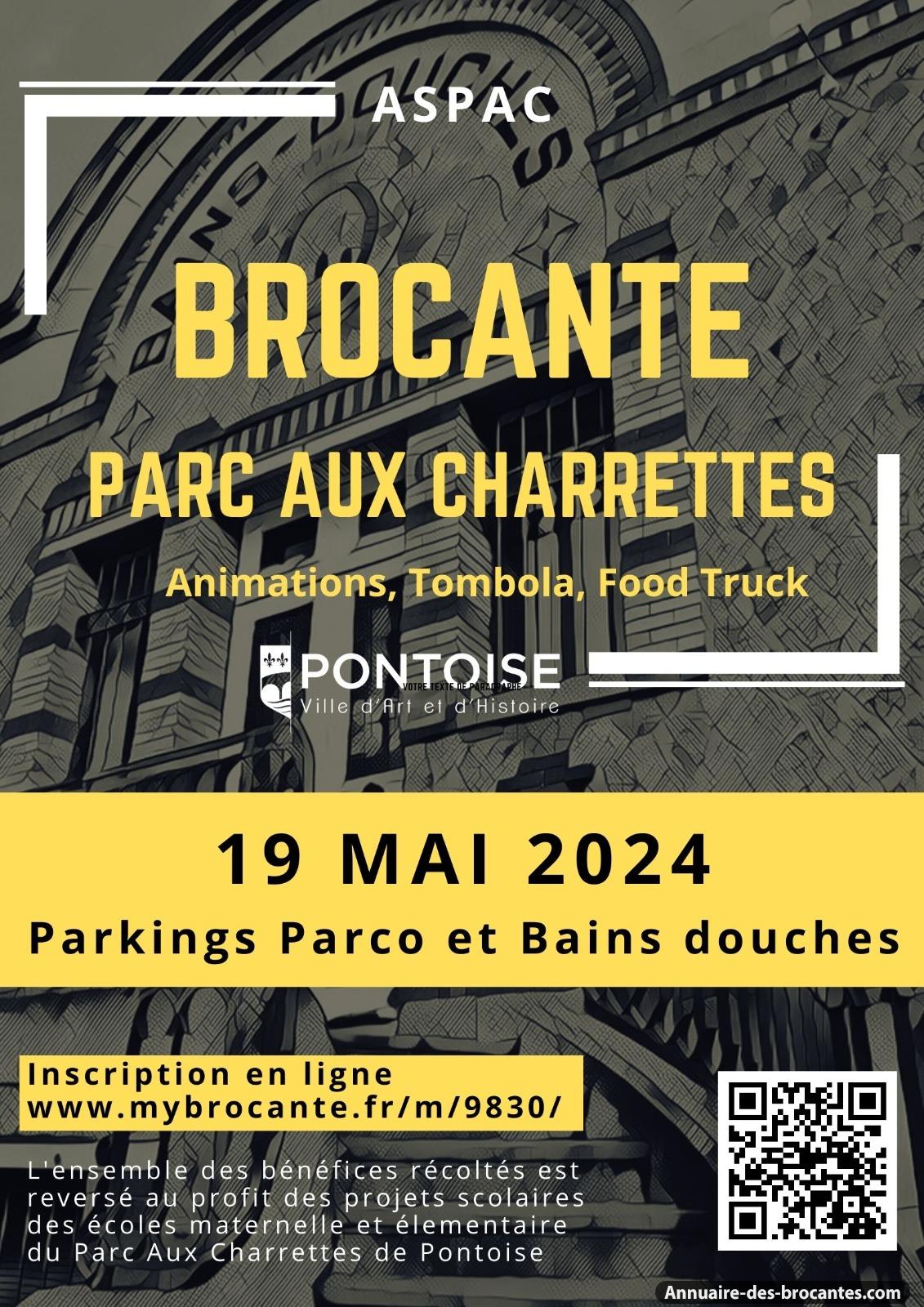 Affiche de Brocante à Pontoise