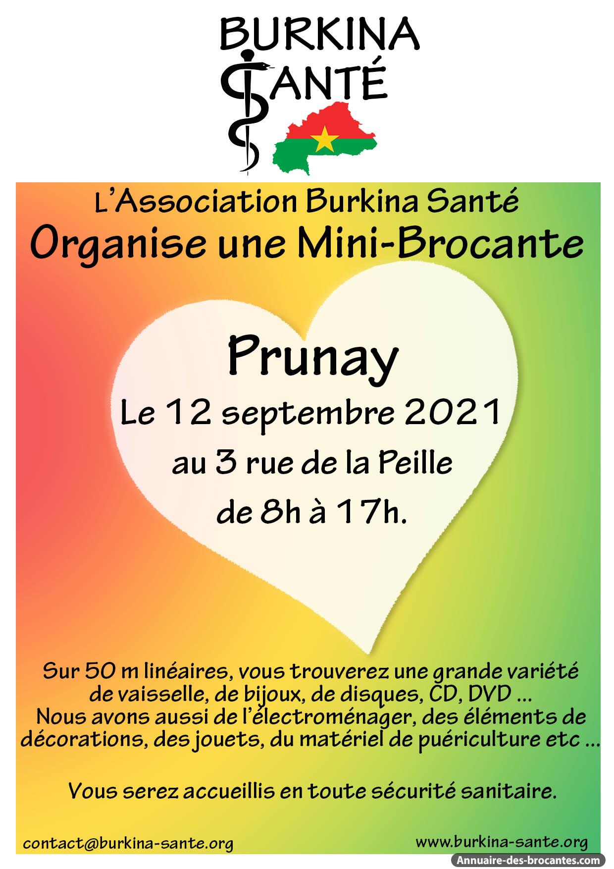 Affiche de Brocante à Prunay