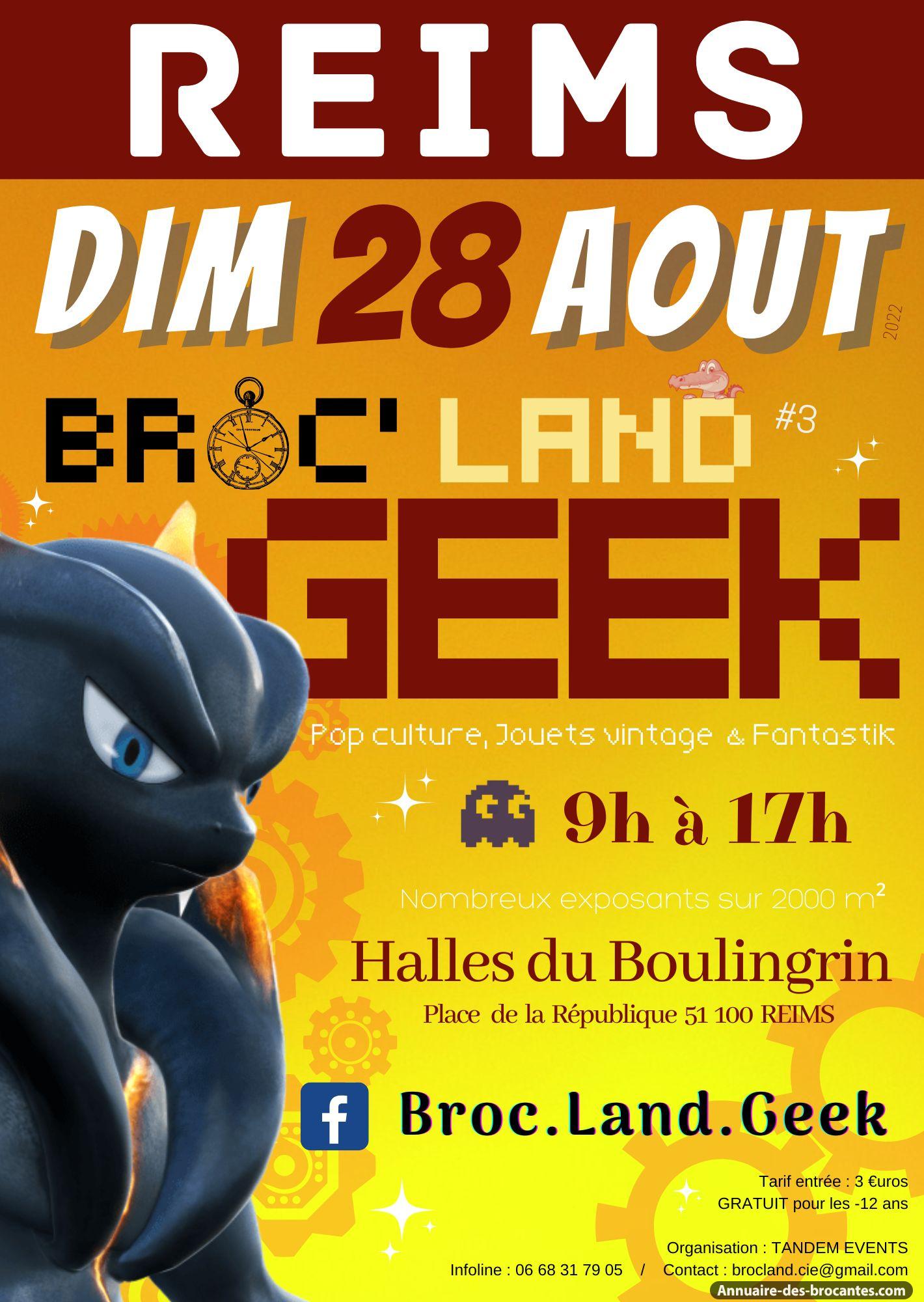 Affiche de Brocante à Reims