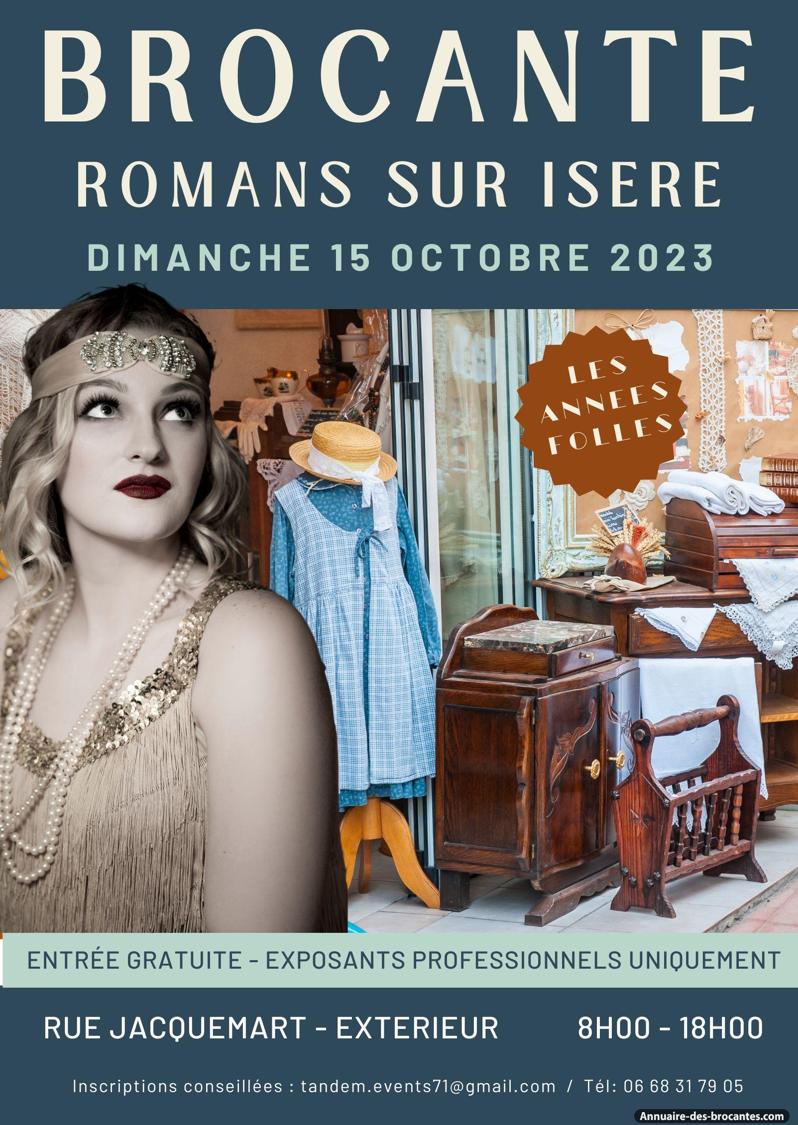 Affiche de Brocante à Romans-sur-Isère