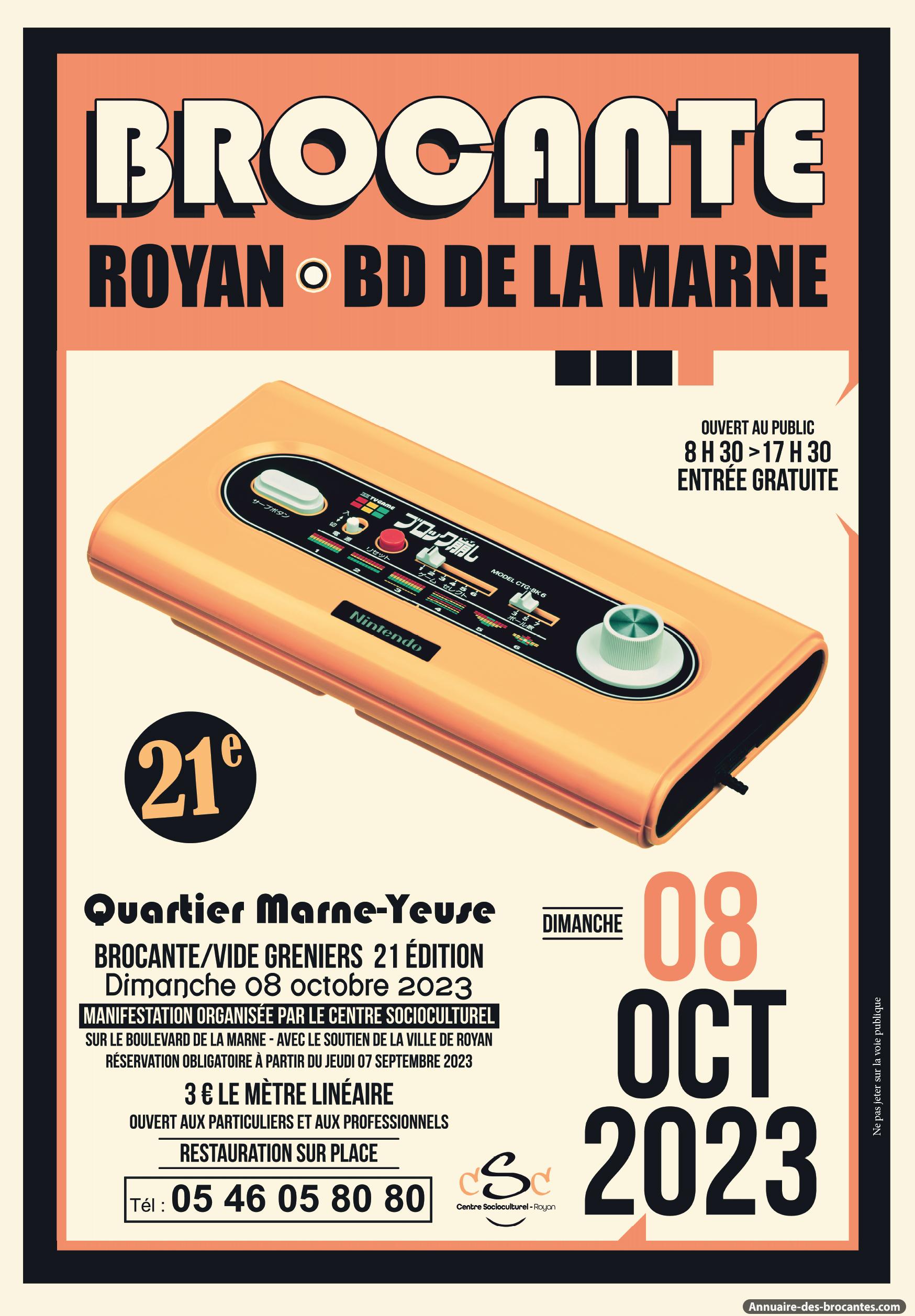 Affiche de Brocante à Royan