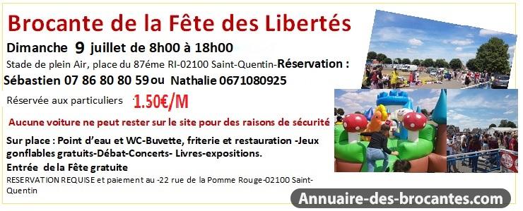 Affiche de Brocante à Saint-Quentin
