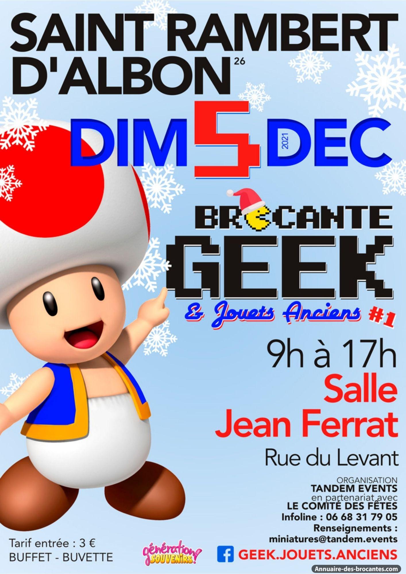 Affiche de Brocante à Saint-Rambert-d'Albon